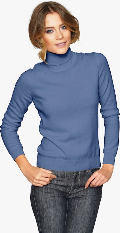 heine Rollkragenpullover - blau