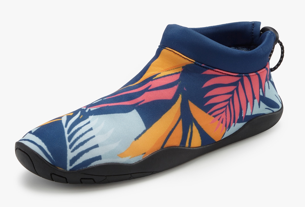 LASCANA Badeschuh - blau-orange