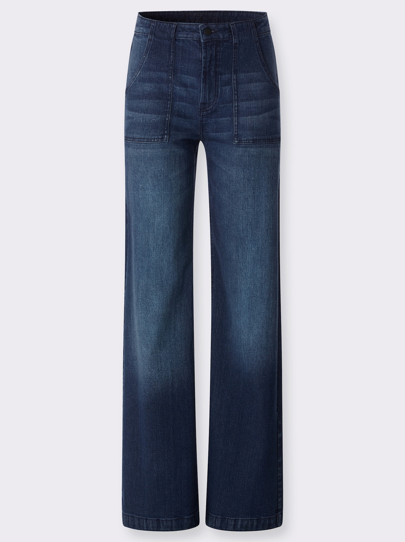 heine Jeans mit weitem Bein - dark blue