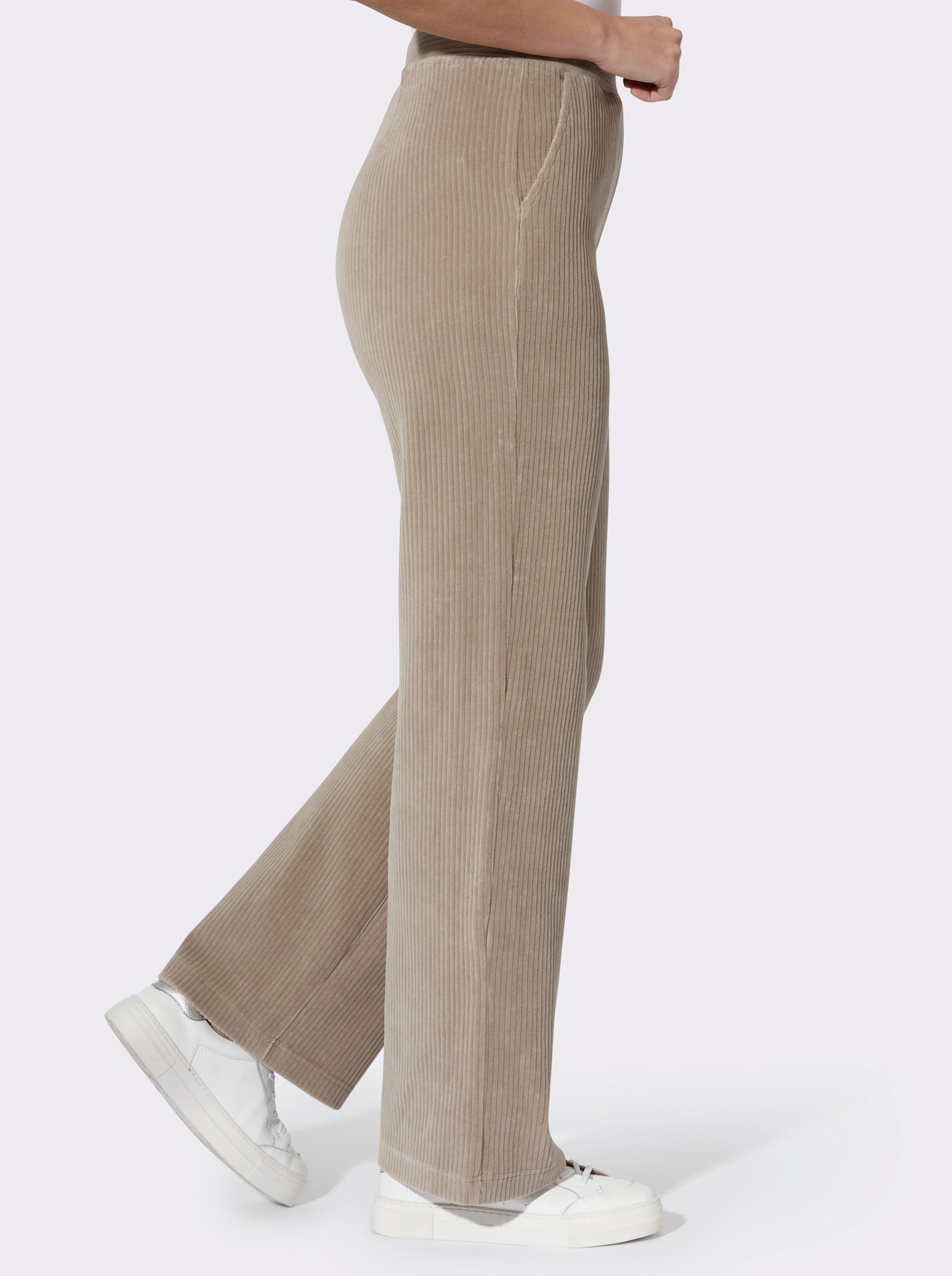 heine Jerseyhose mit weitem Bein - sesam