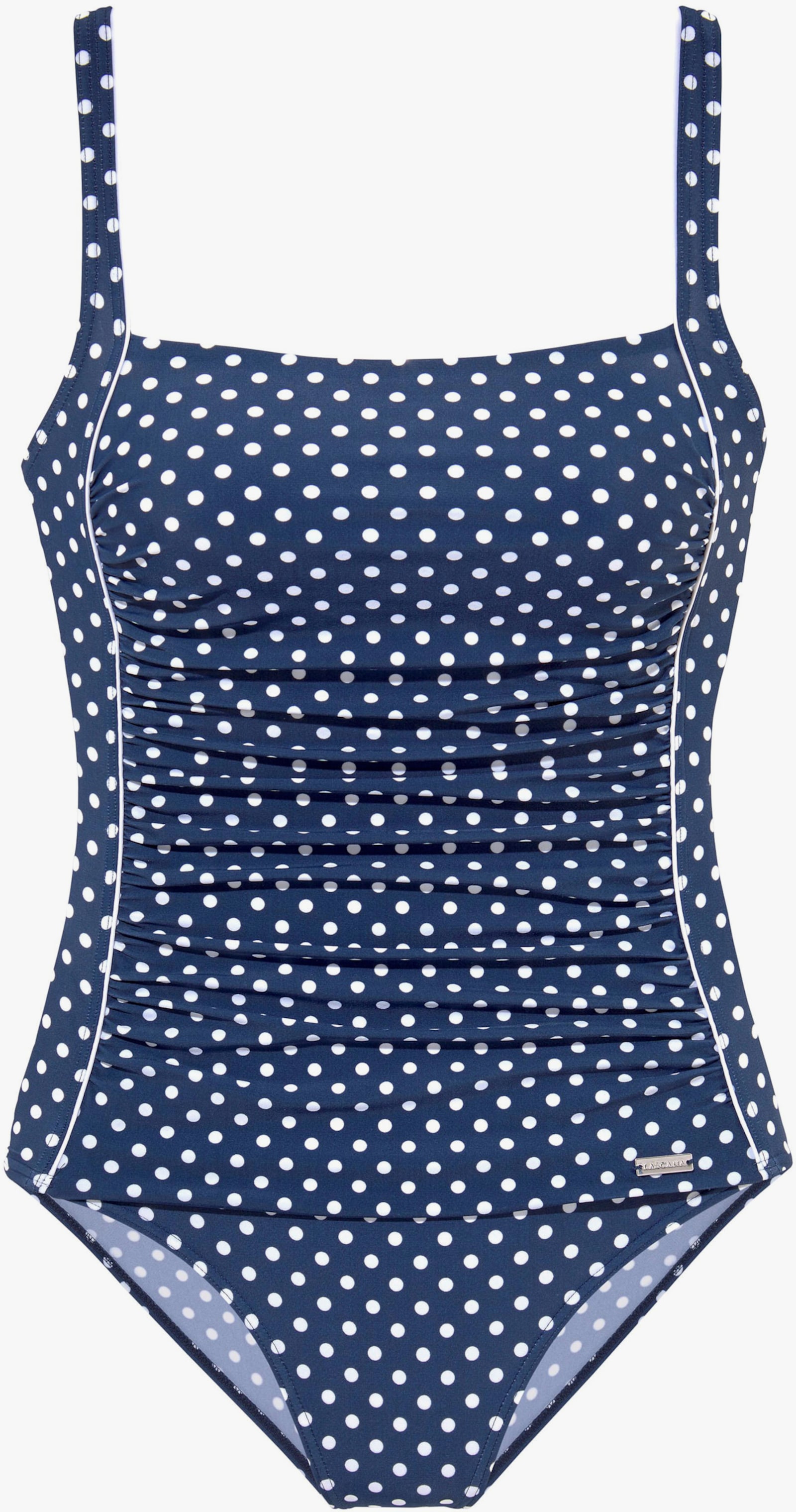 LASCANA Badeanzug - marine-weiß