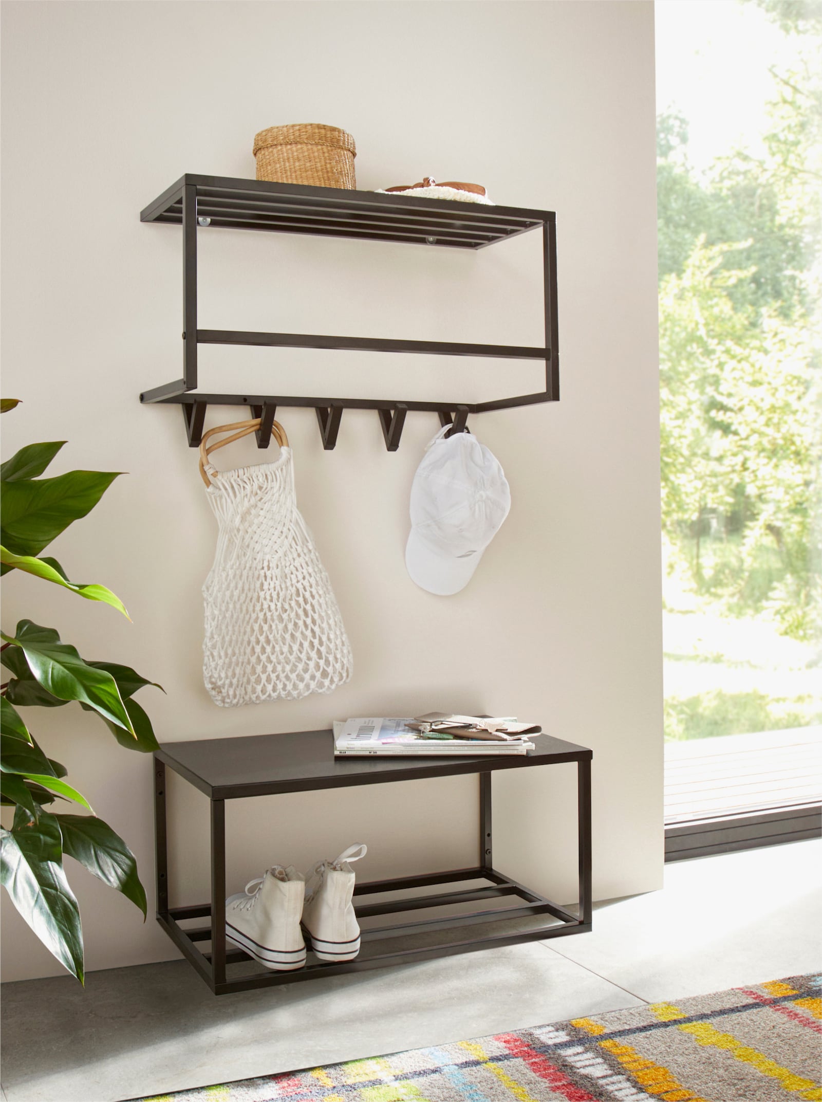 heine home Étagère à chaussures - noir