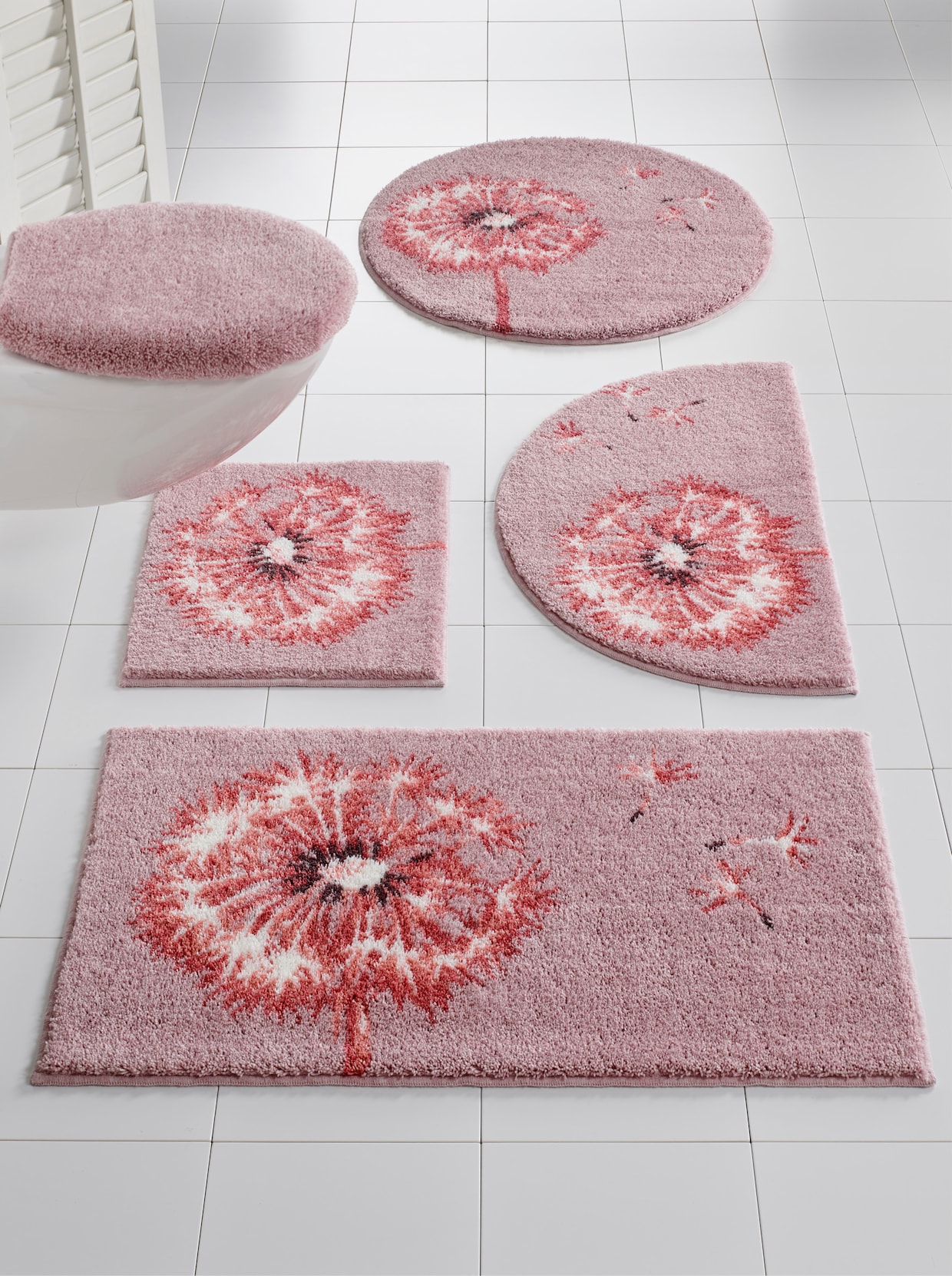 Grund Tapis de bain - vieux rose