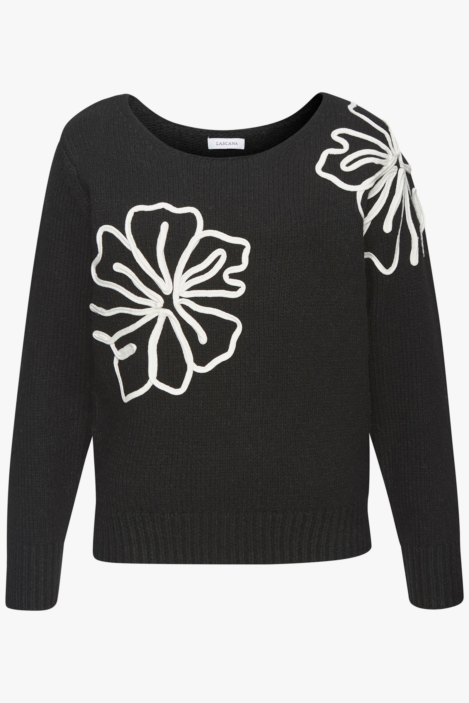 LASCANA Tricotvest - zwart