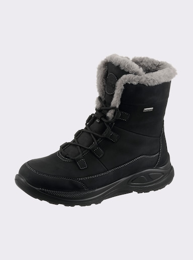 Jomos Winterstiefel mit warmem Futter - schwarz