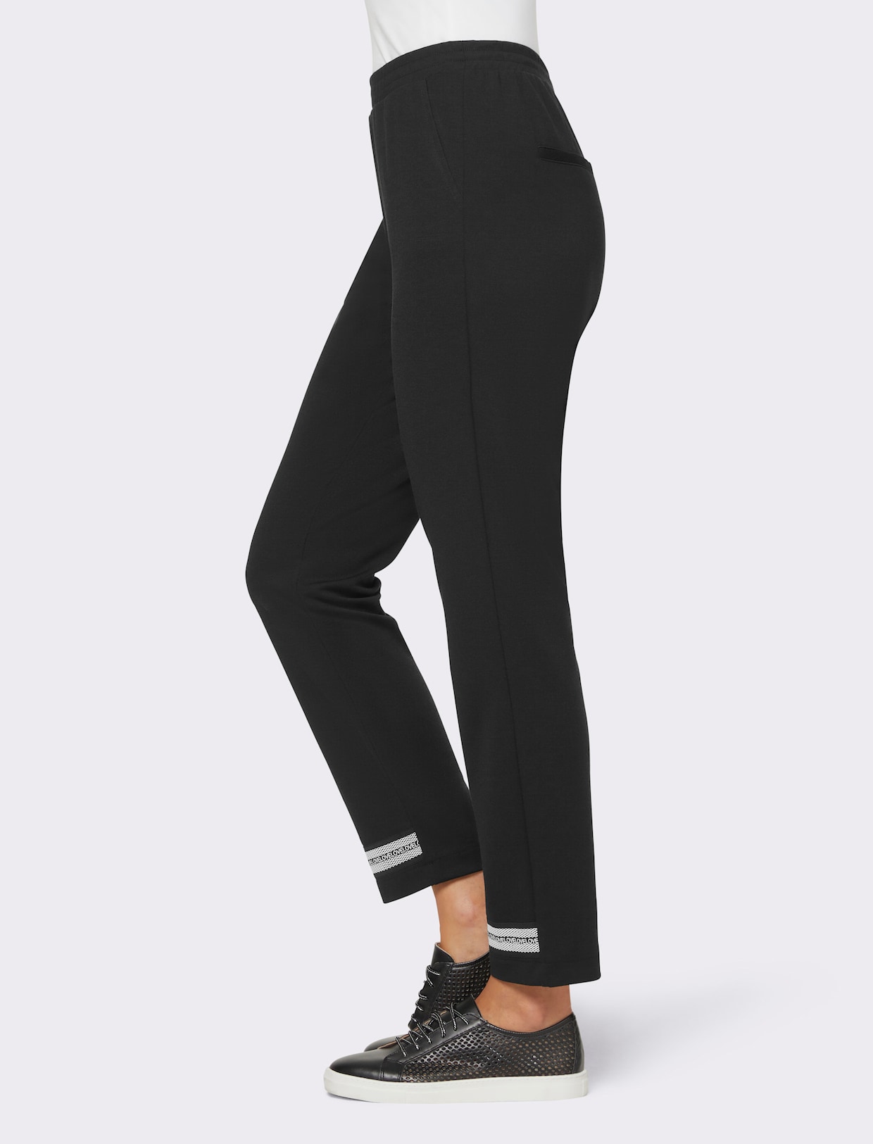 heine Pantalon en jersey - noir