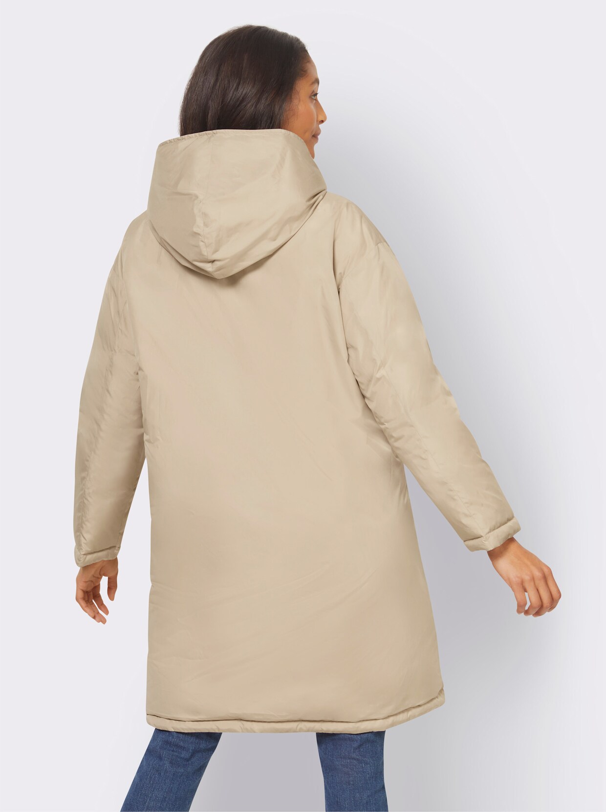 heine Manteau réversible - marine-beige