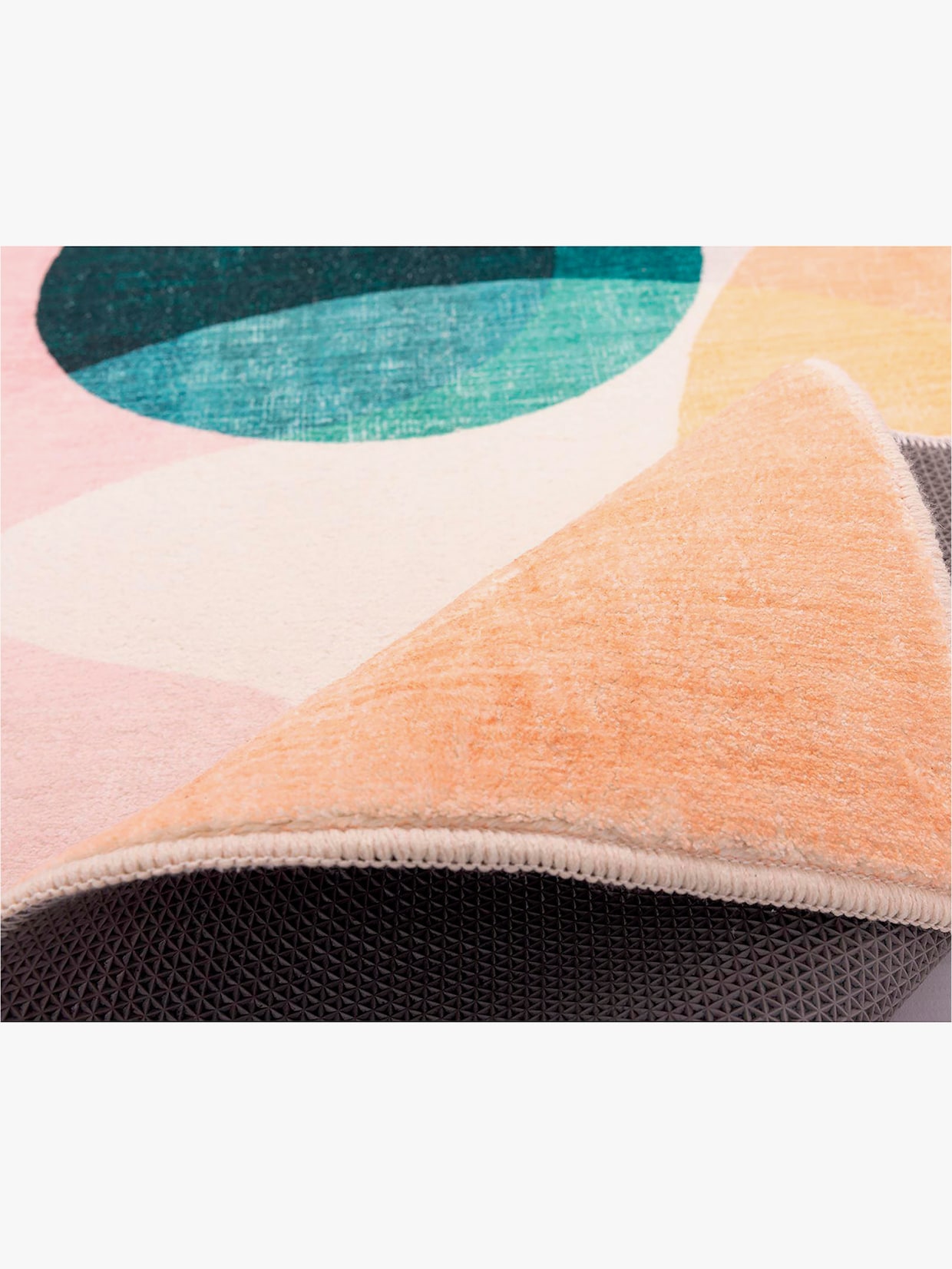 Theko Badematte - rosa-bunt