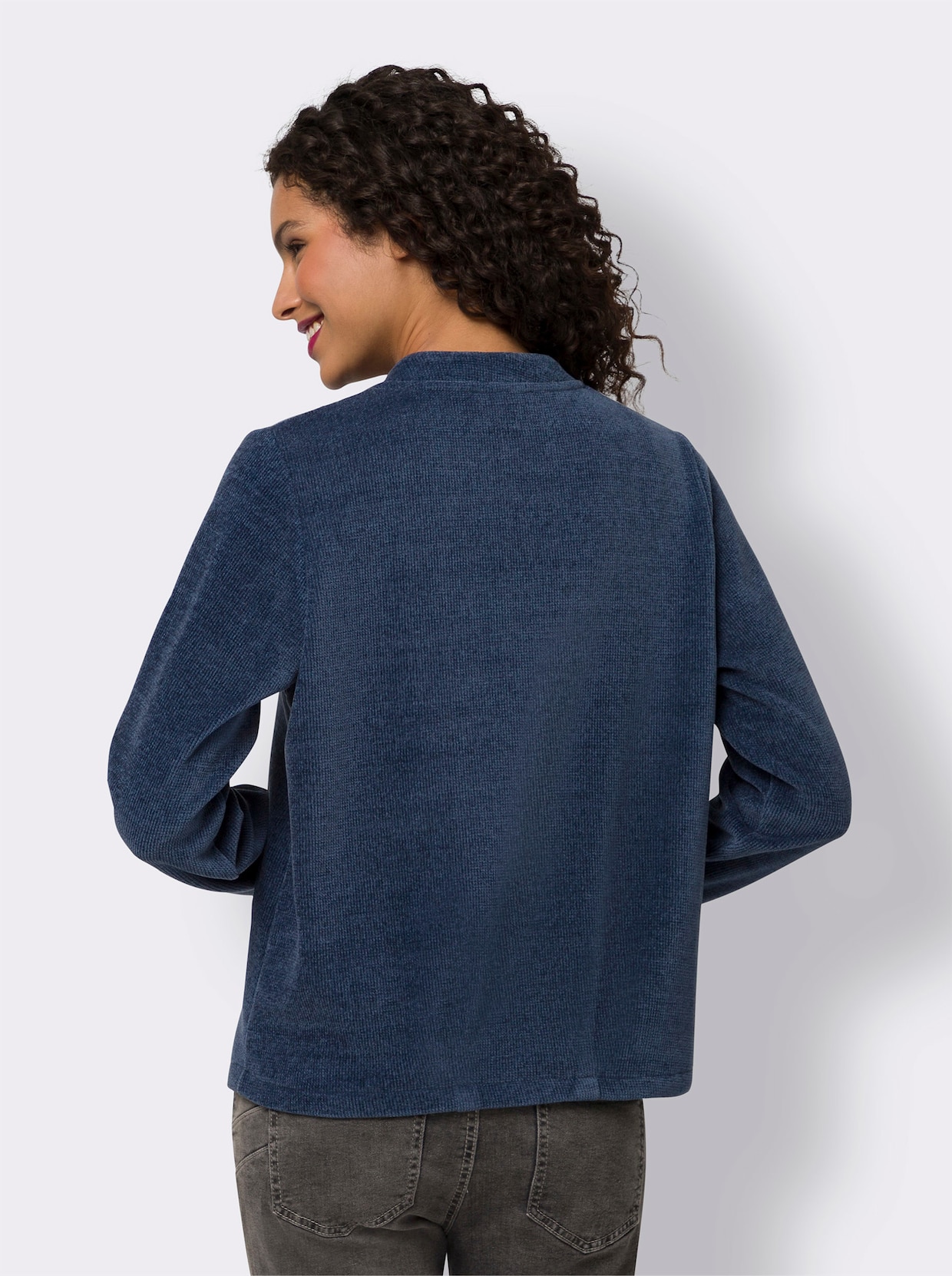 heine Shirtjacke - dunkelblau