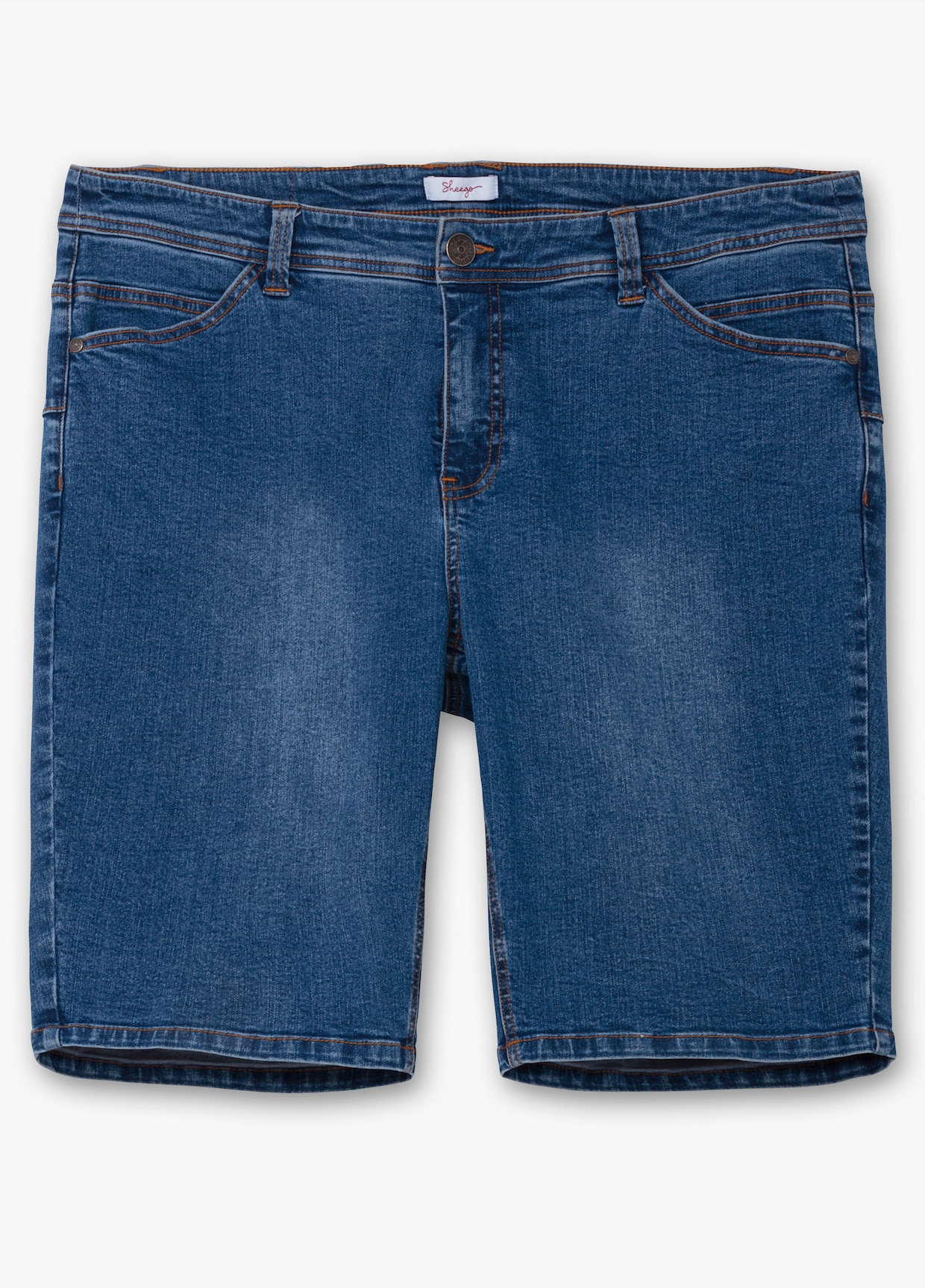 sheego Jeansbermudas - blue denim
