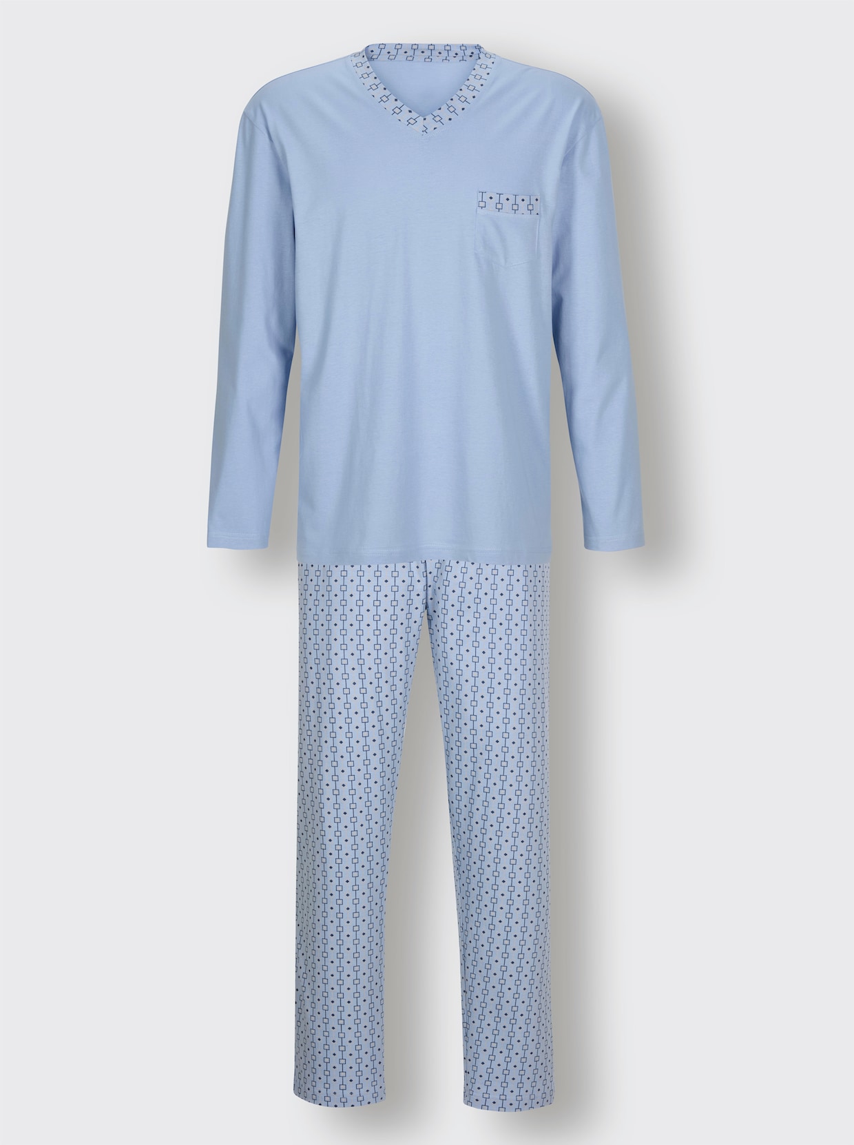 KINGsCLUB Pyjama - bleu gedessineerd