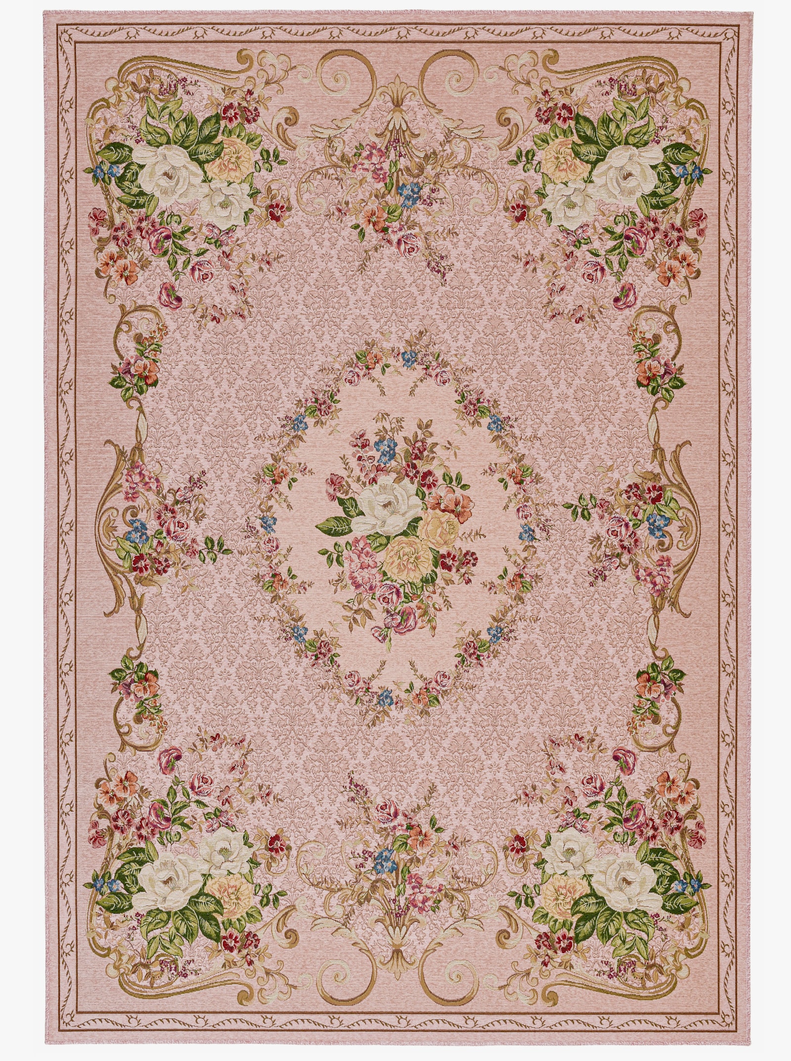 Theko Teppich - rose