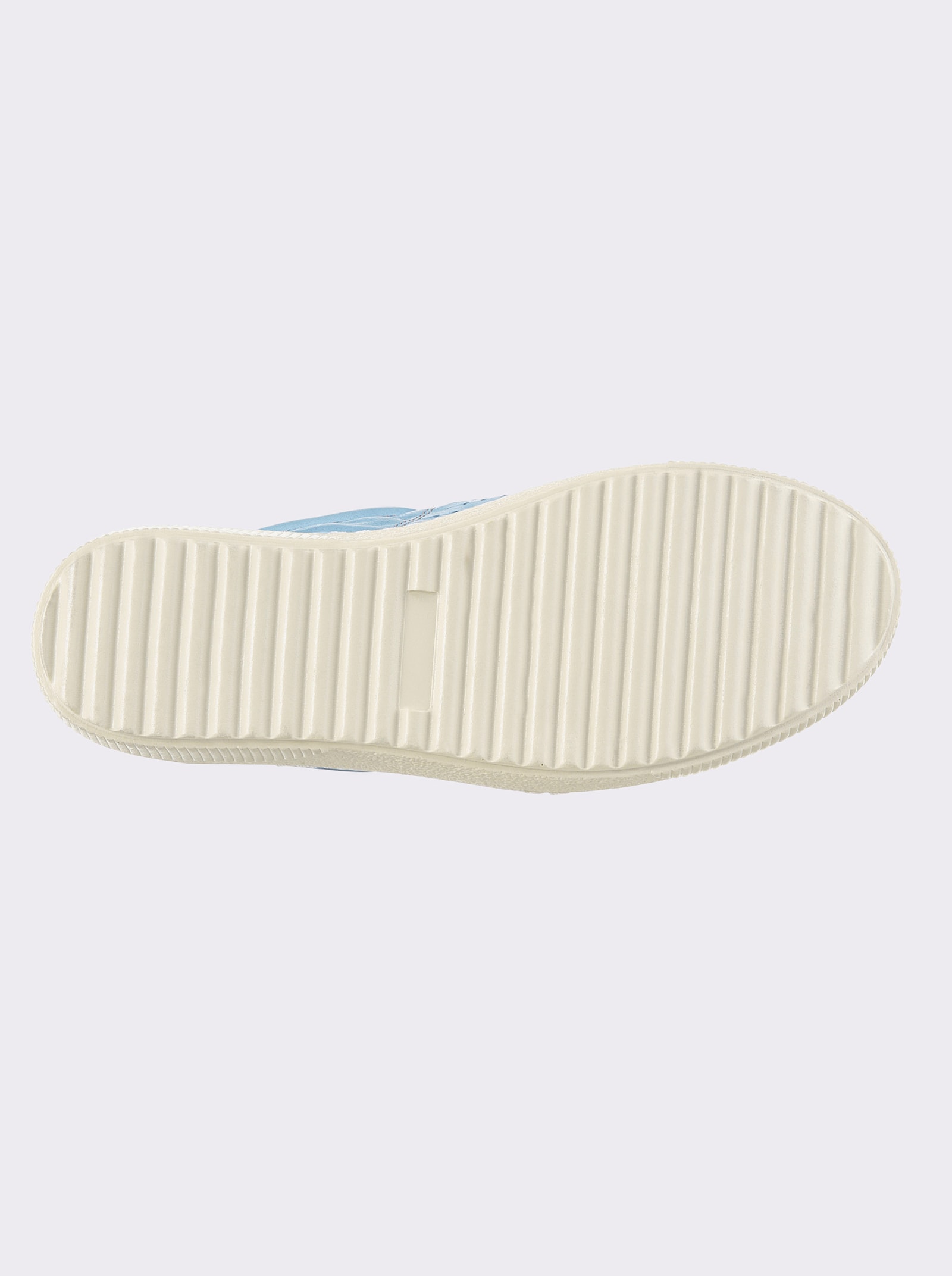 airsoft modern+ Sneaker mit perforiertem Einsatz - hellblau