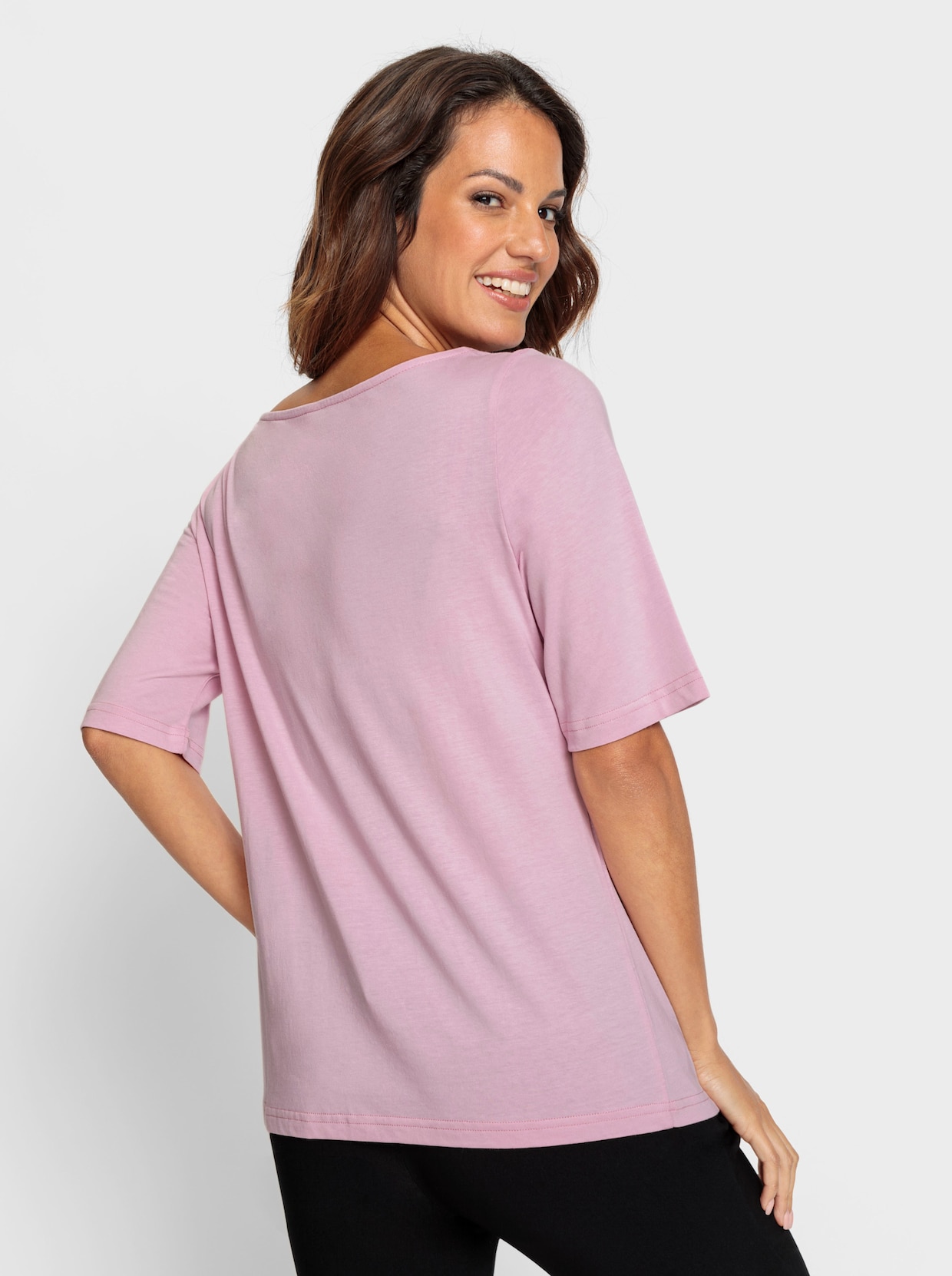 Kurzarmshirt - rosé