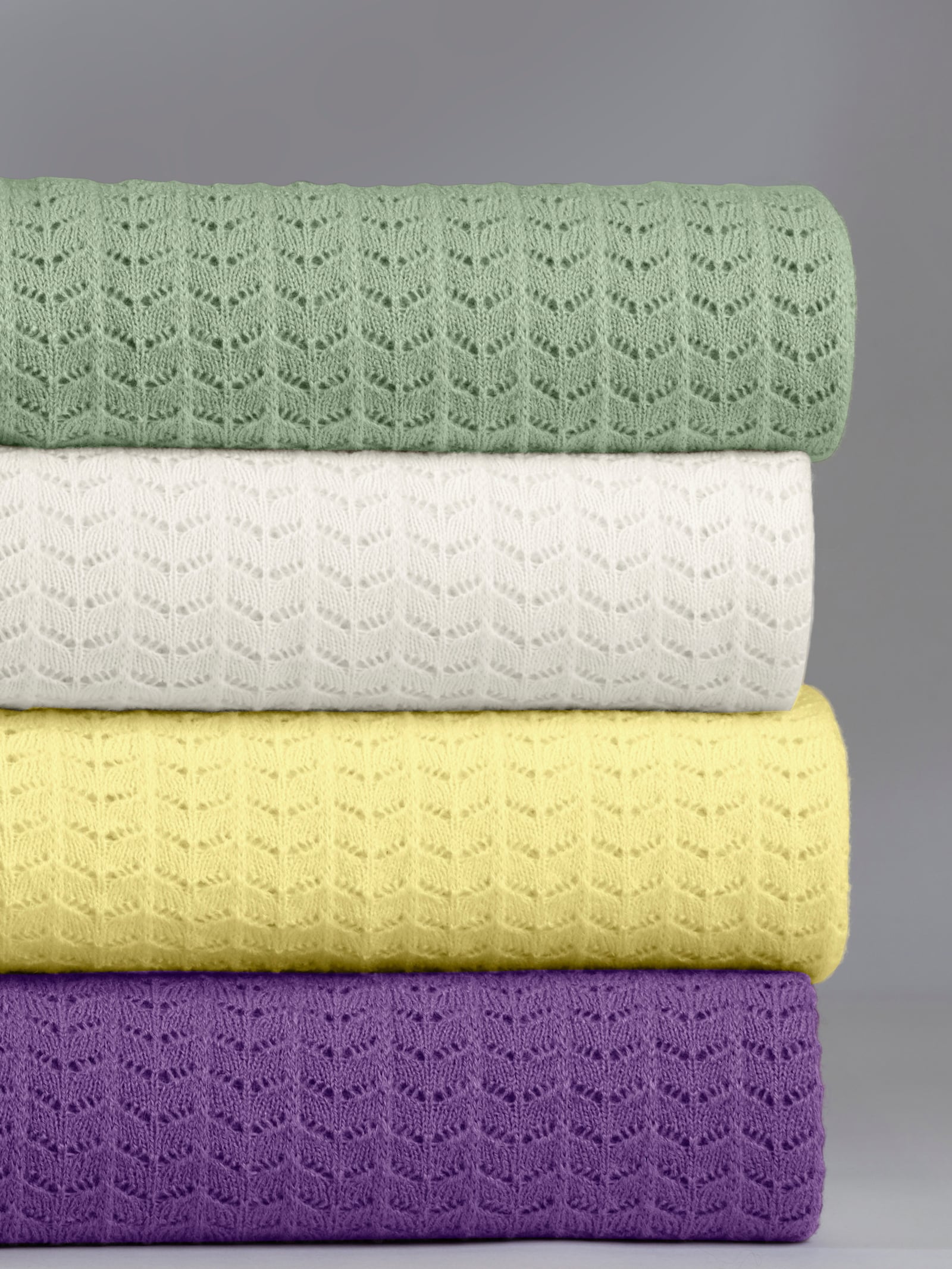 Strickweste mit Bindeband - zitrone
