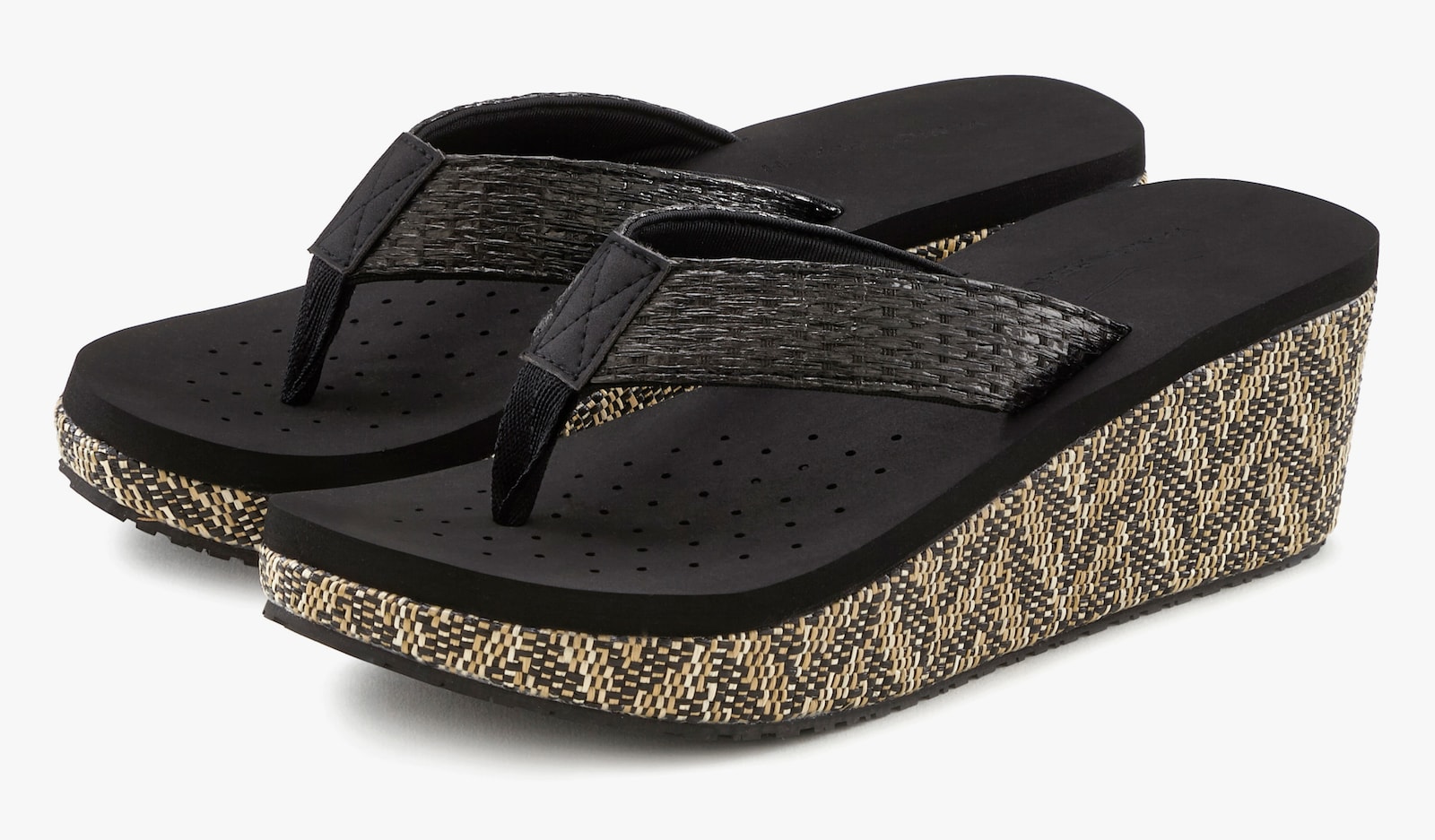 Venice Beach Badslippers - zwart