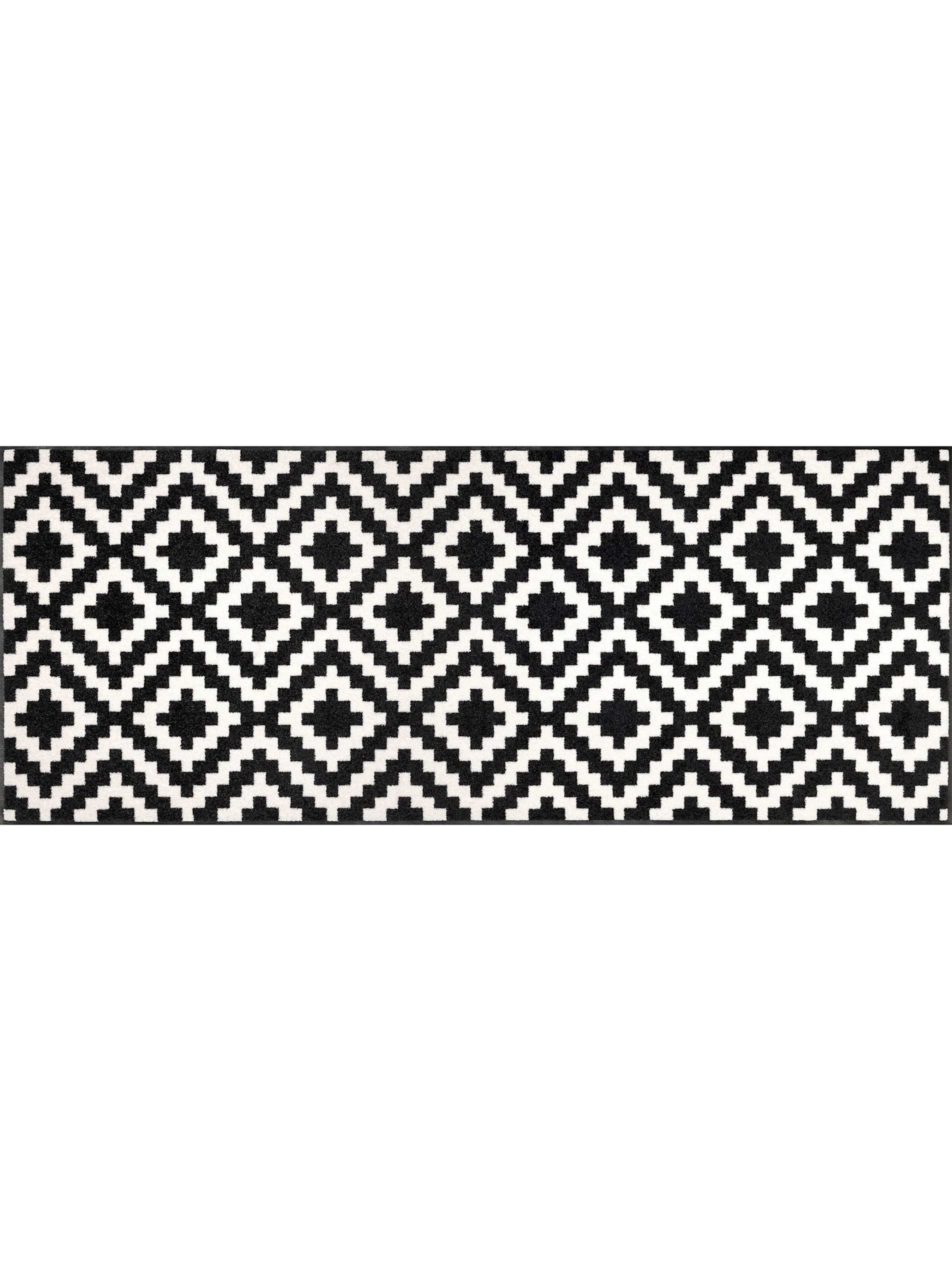 Witt  Fußmatte, schwarz-weiß
