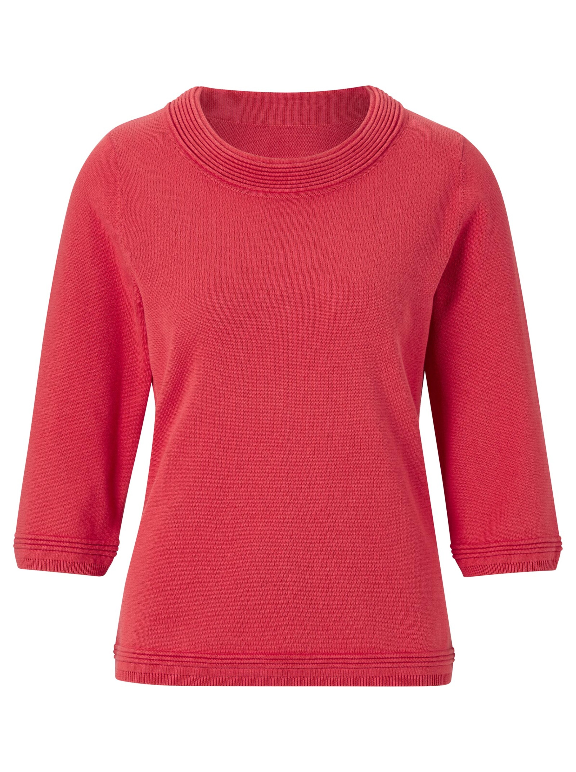Pullover - erdbeerrot