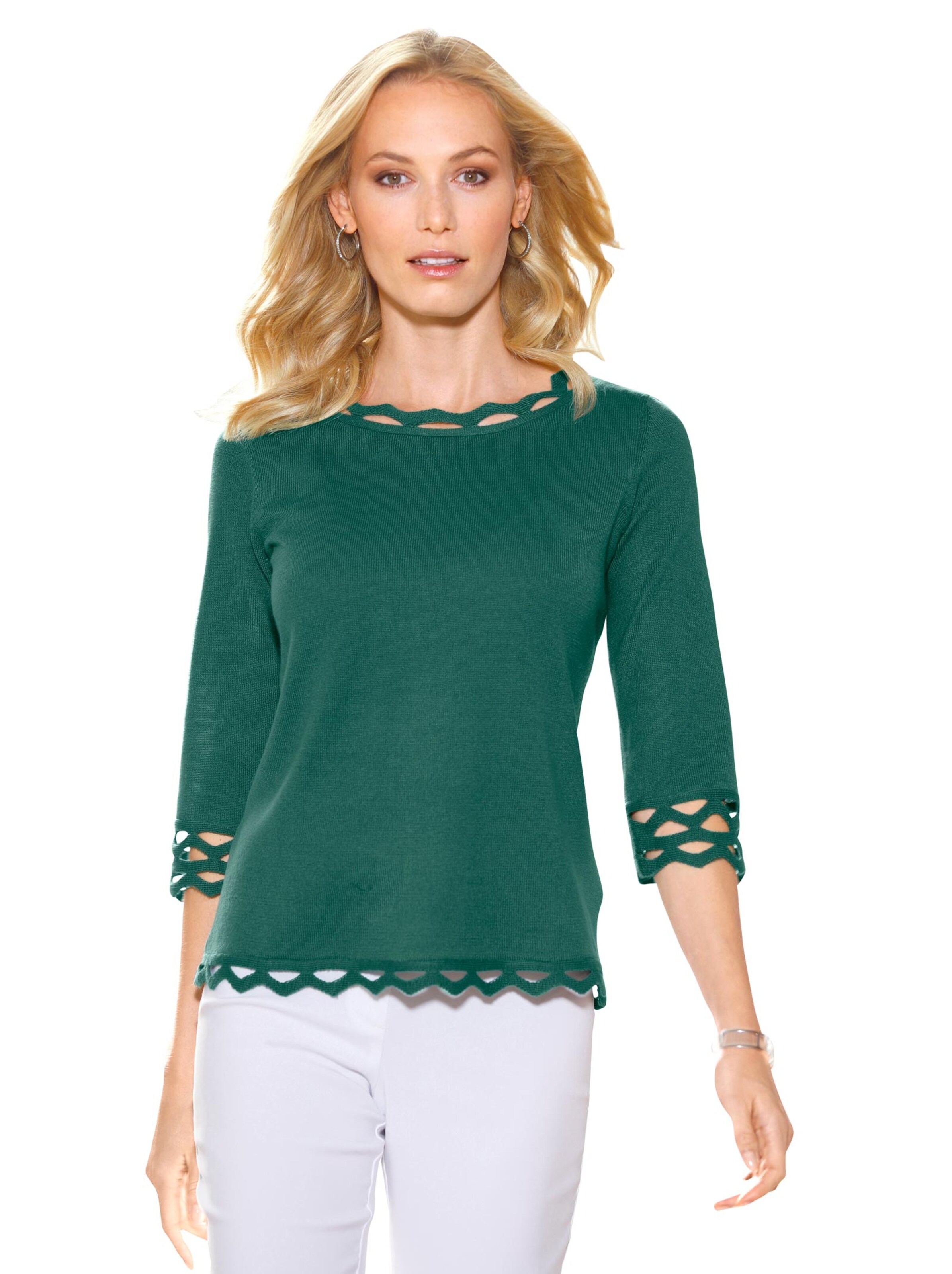 Pullover - dunkelgrün