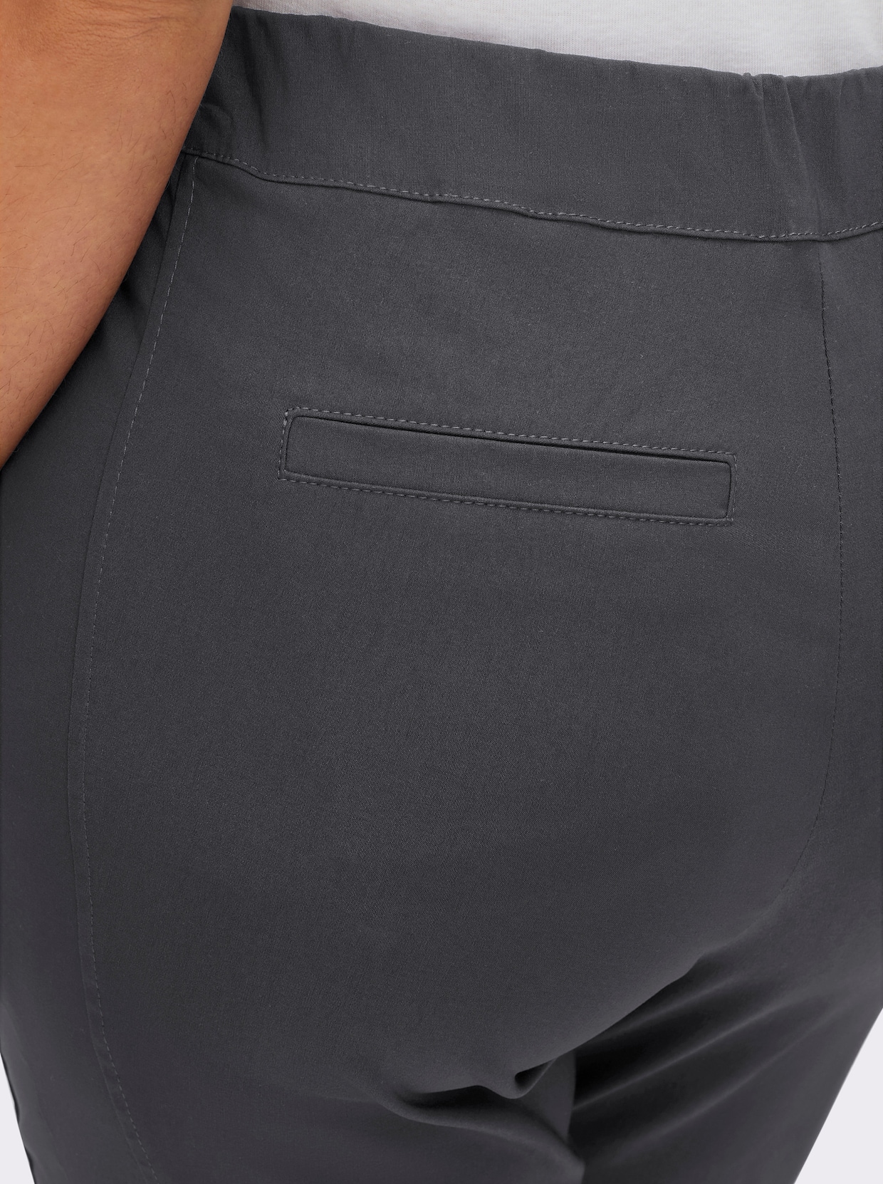 Stehmann Comfort line Hose mit Dehnbund, Viskose-Qualität - grafit