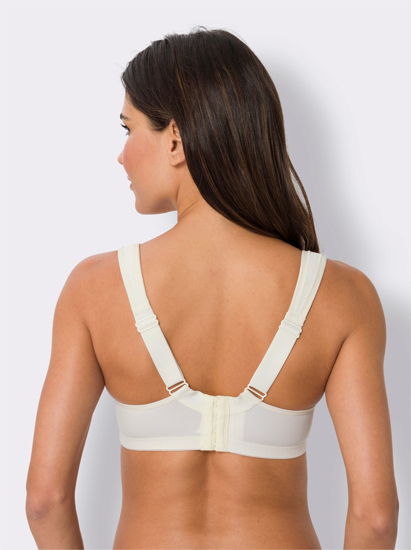 BH utan bygel i jacquardmönster - champagne