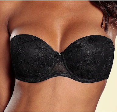 LASCANA Push-up-BH - schwarz