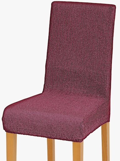 Přehoz na židli - bordó