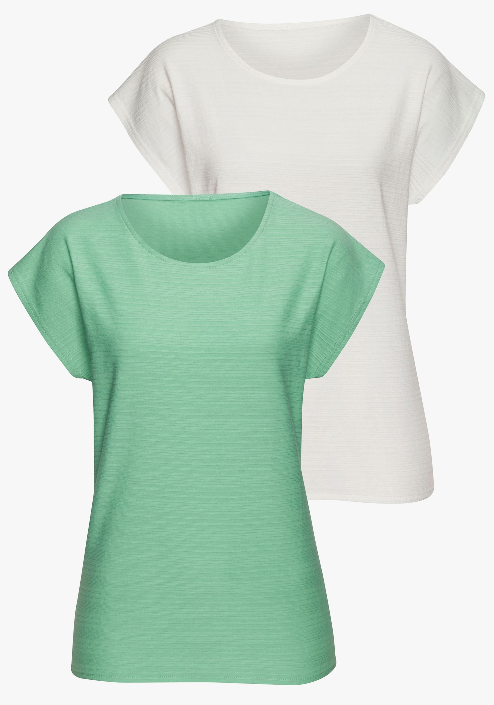 Vivance T-Shirt - grün, creme