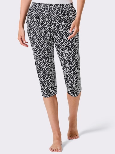 feel good Capri-Hose - schwarz-weiß