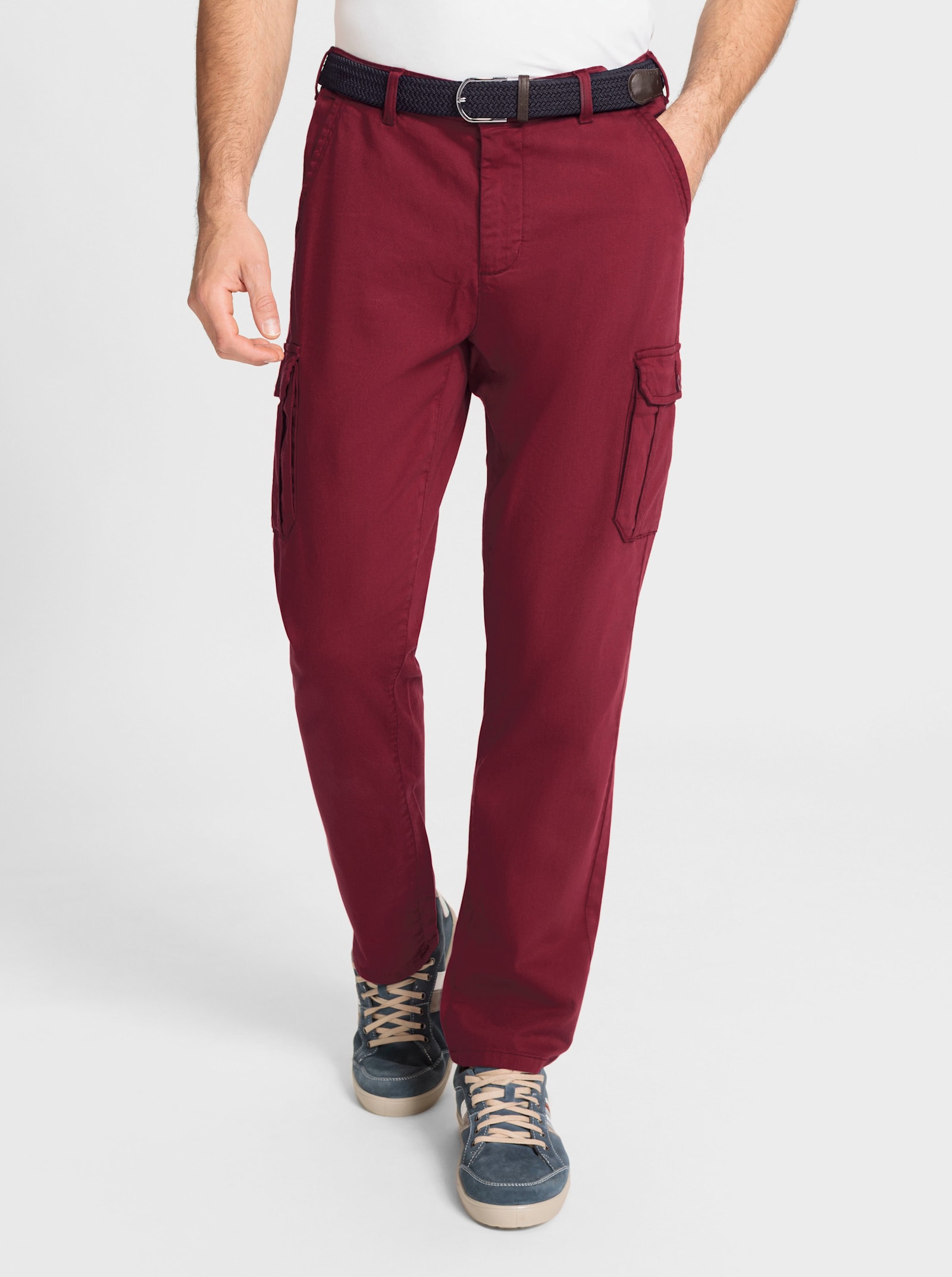 Catamaran Cargohose in Stretch-Qualität - dunkelrot