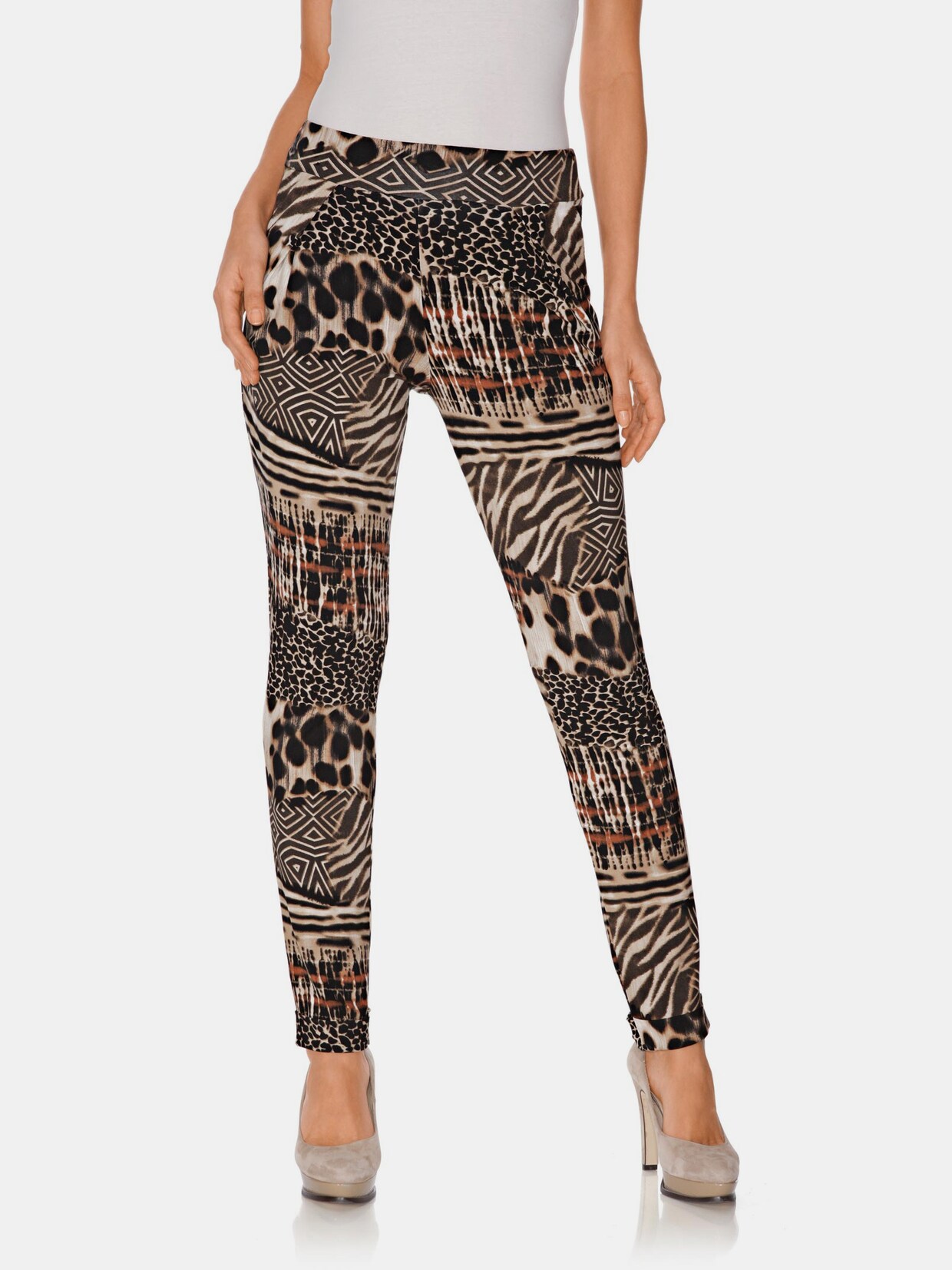 Linea Tesini Shirthose - braun