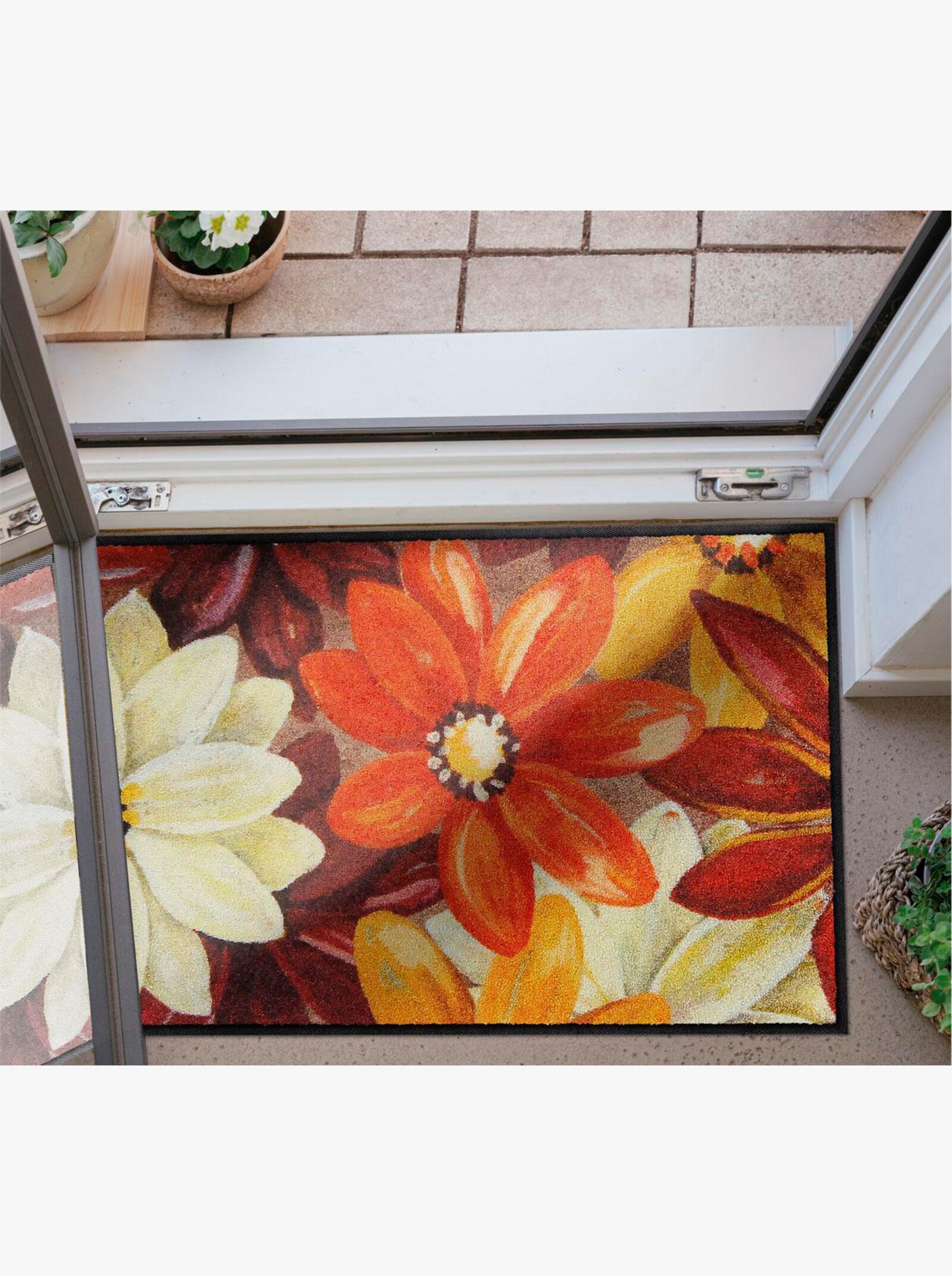 Salonloewe Fußmatte - terra-ecru-bedruckt