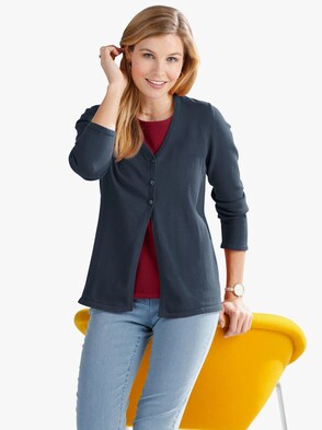 Strickjacke - marine