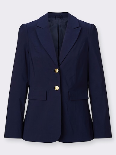 Blazer in Bengalin-Qualität - marine