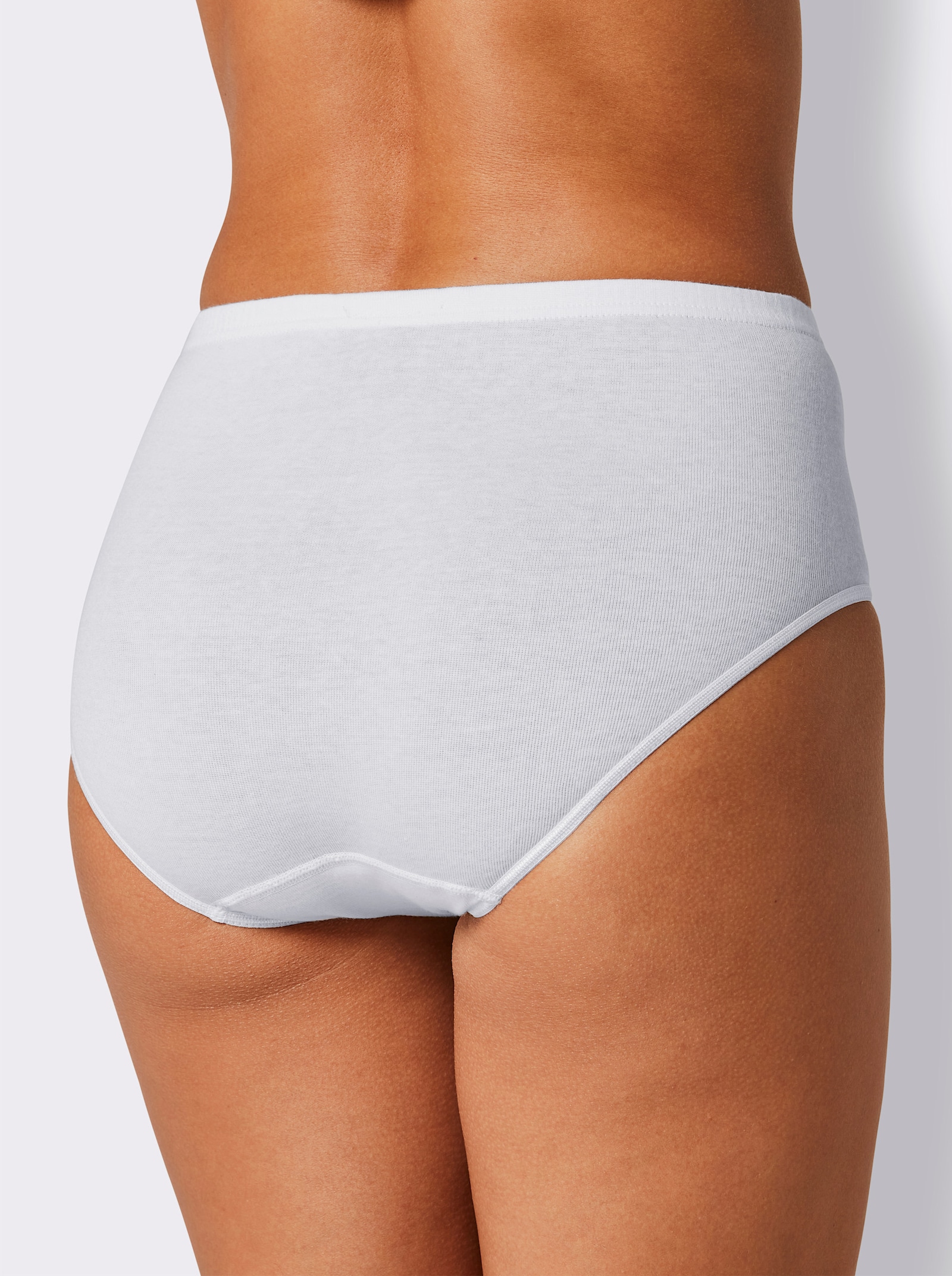 Speidel Slip mit Glanzbandeinfassung - 3 Stück weiß