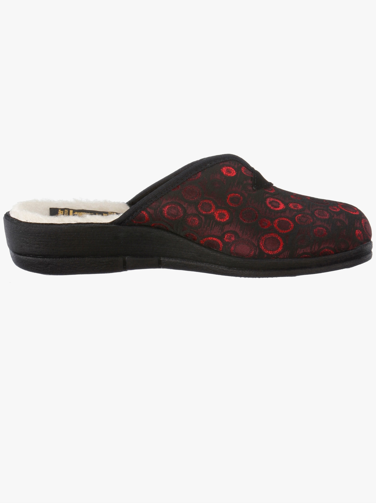 Fischer Pantoffel - bordeaux