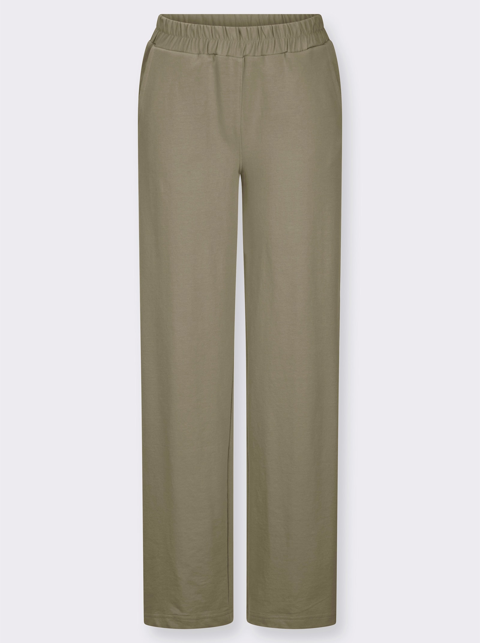 Sweathose in weiter Schlupfform - khaki