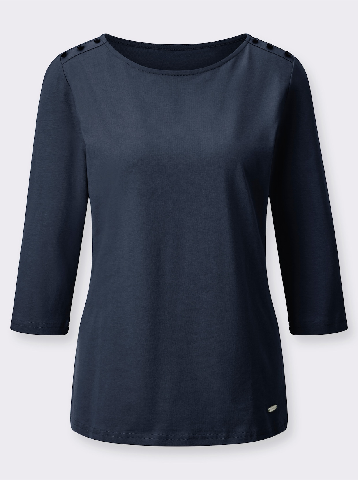 Shirt met 3/4-mouw - marine