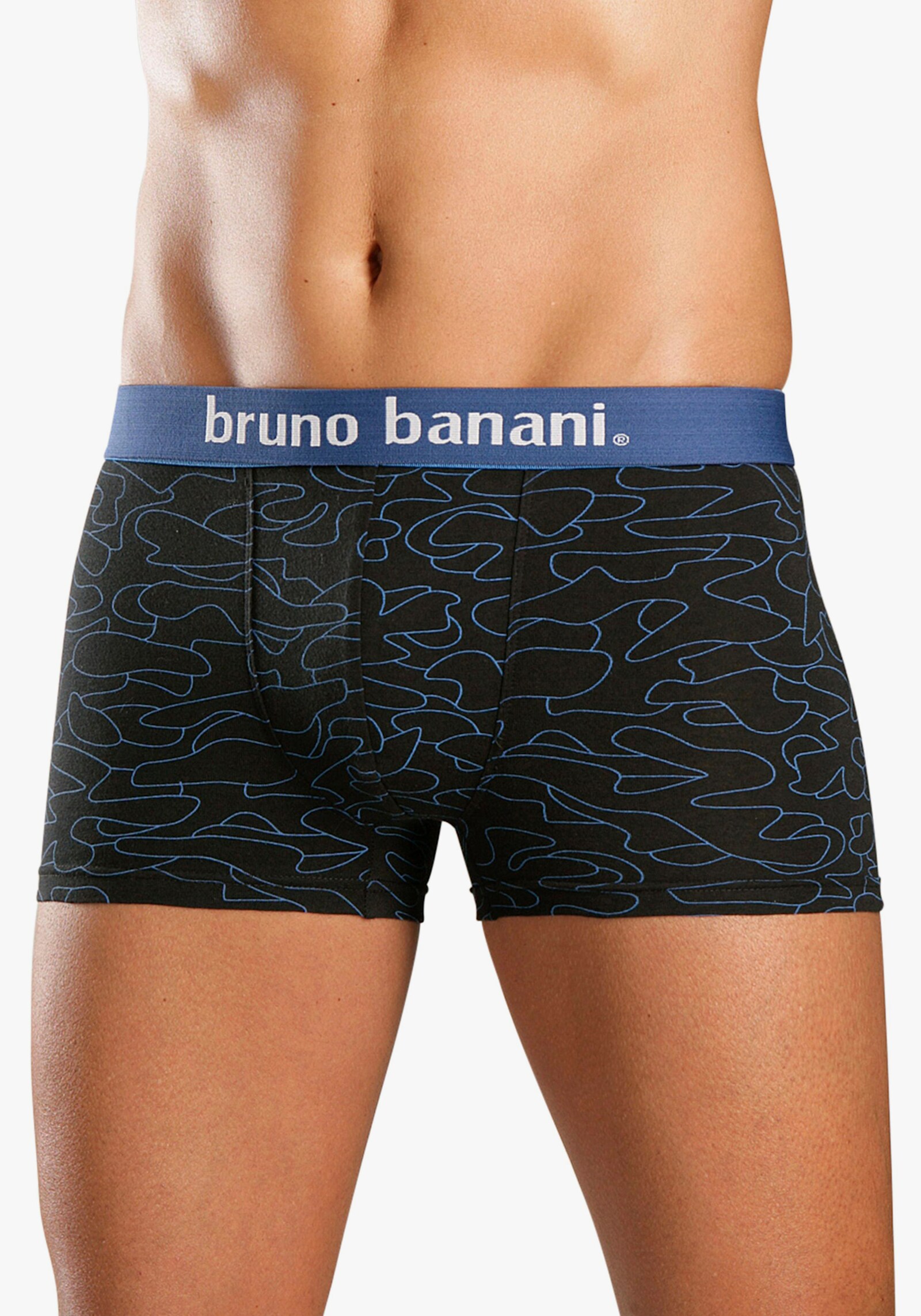 Bruno Banani Boxer - zwart geprint