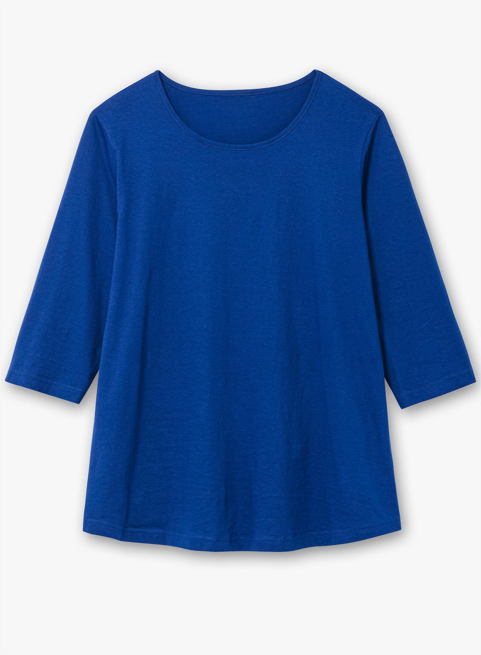 Longshirt in der 2-Stück-Packung - royalblau + pink