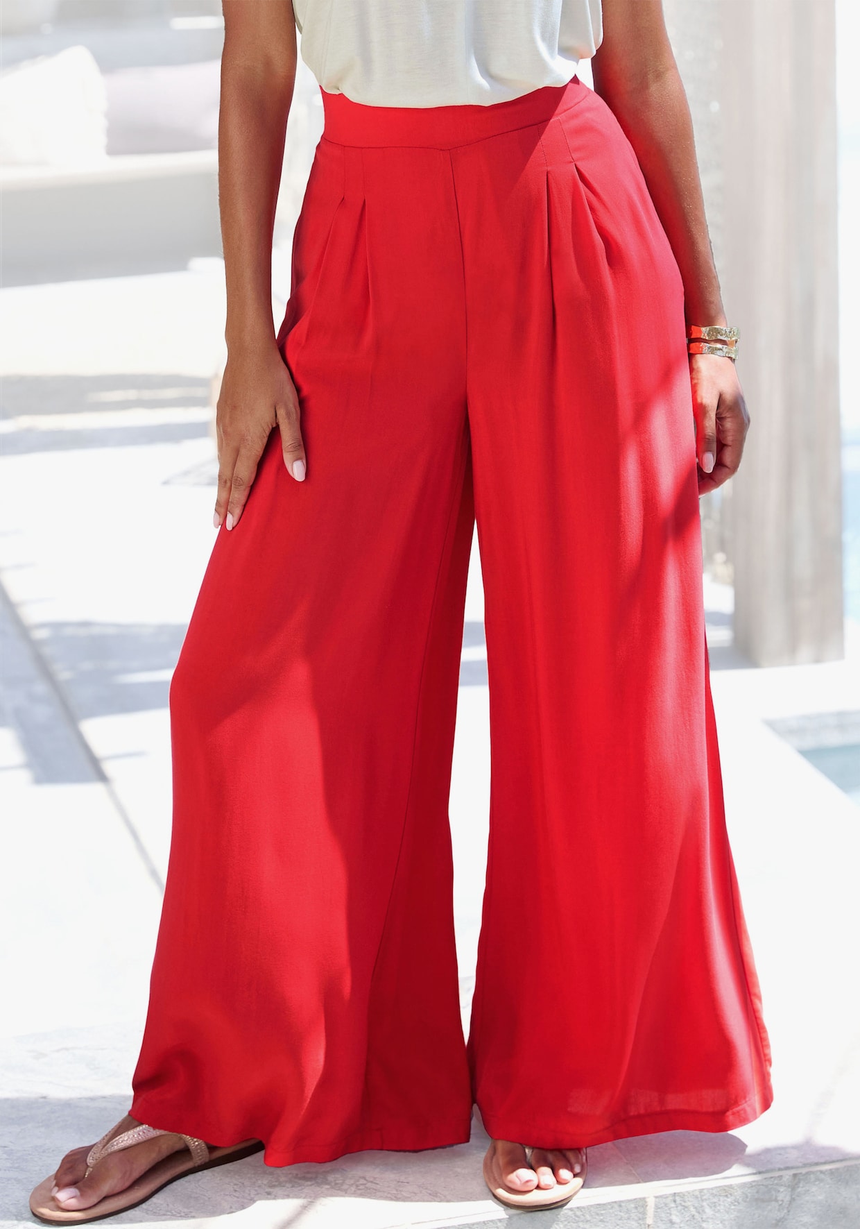 Buffalo Pantalon - rouge