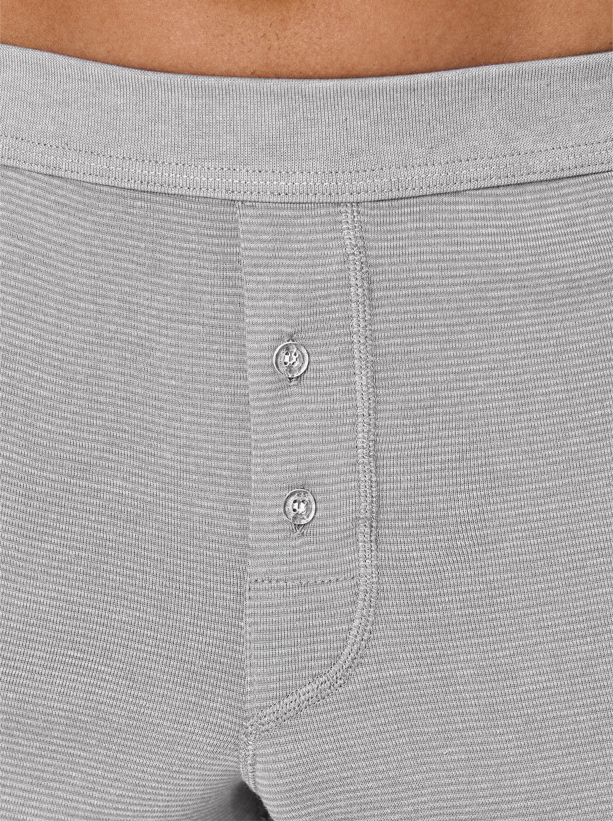 wäschepur men Boxershorts - hellgrau-geringelt
