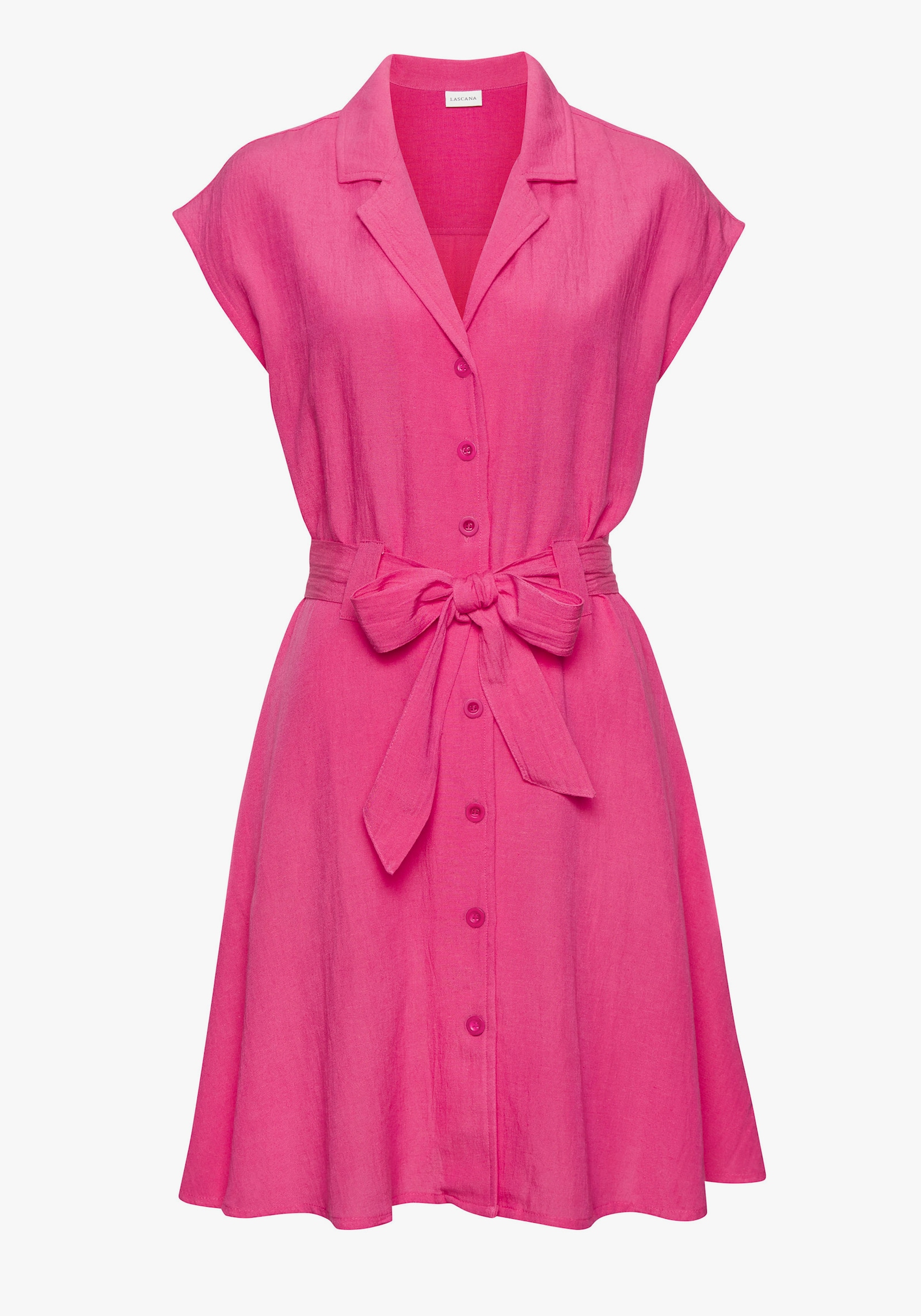 LASCANA Robe-chemisier - fuchsia