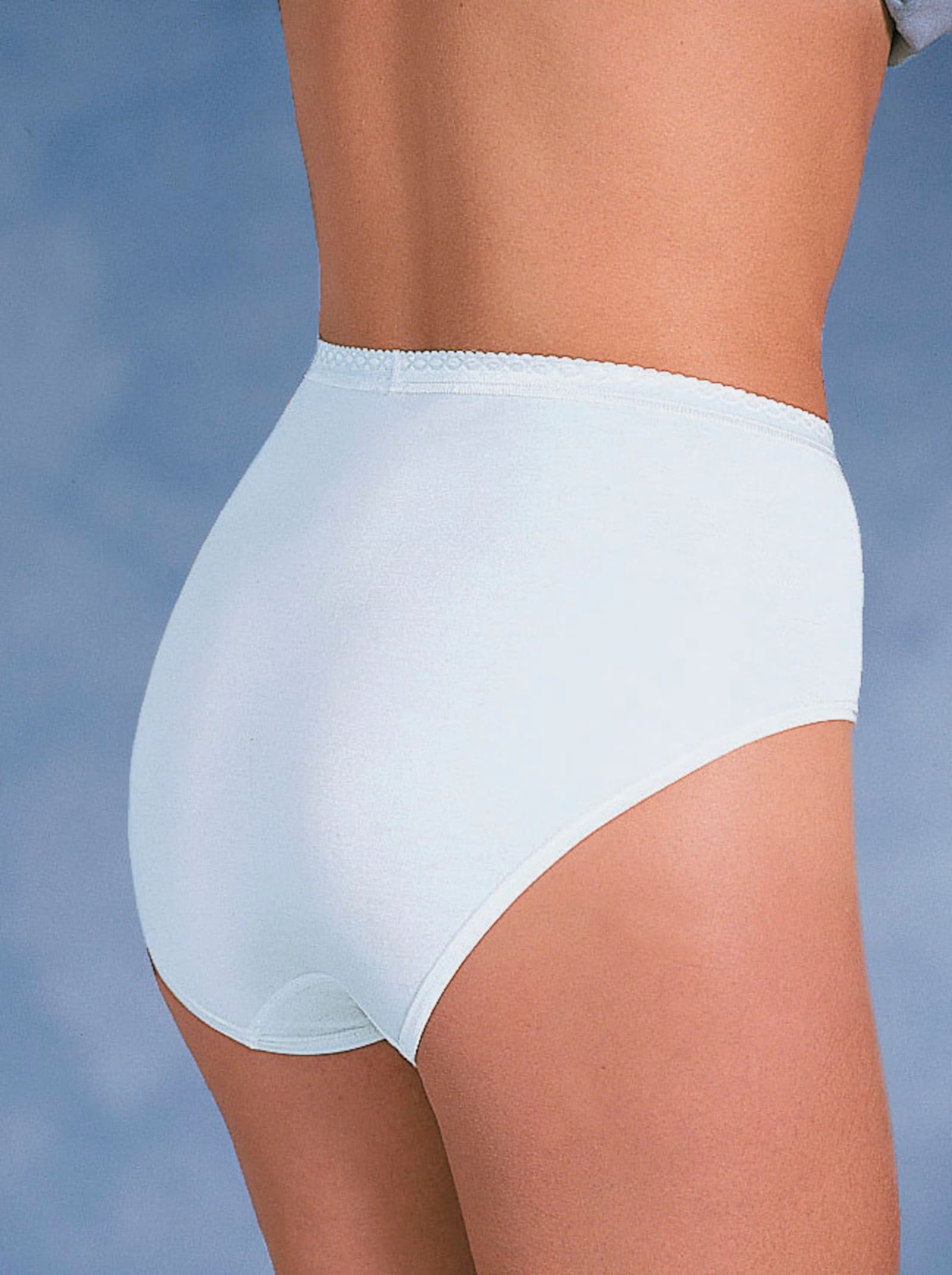 Mey Slipy-zv.pás, lesklý el.pás - biela