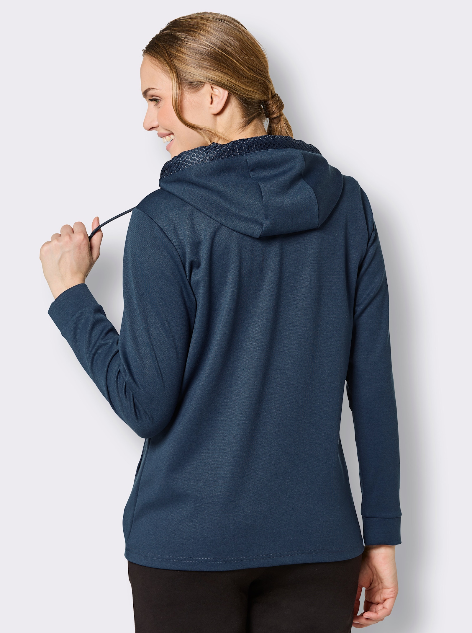 Catamaran Sports Funktionsjacke mit Mesh-Besatz - dunkelblau