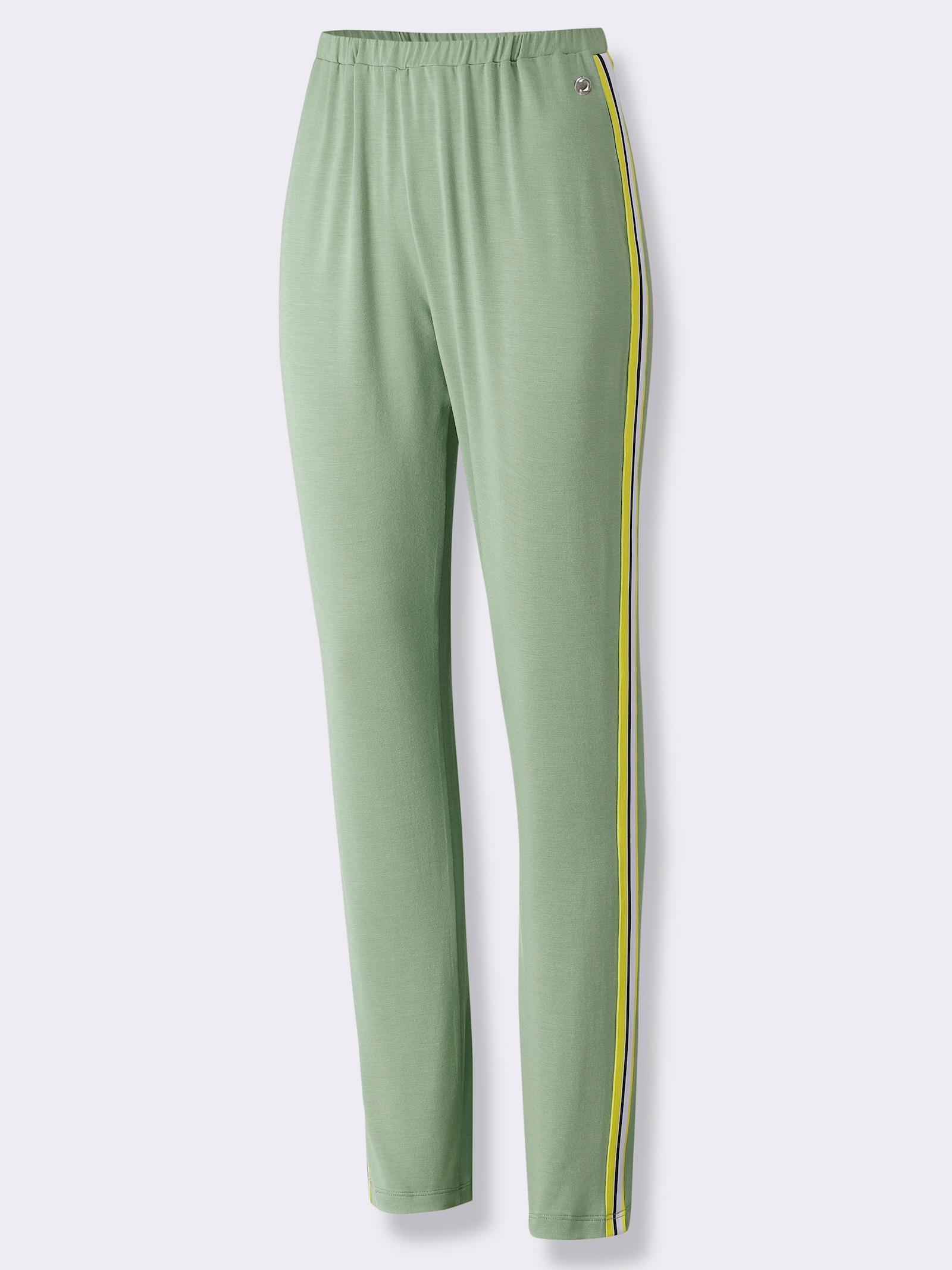 CREATION L PREMIUM Broek van modal - eucalyptus