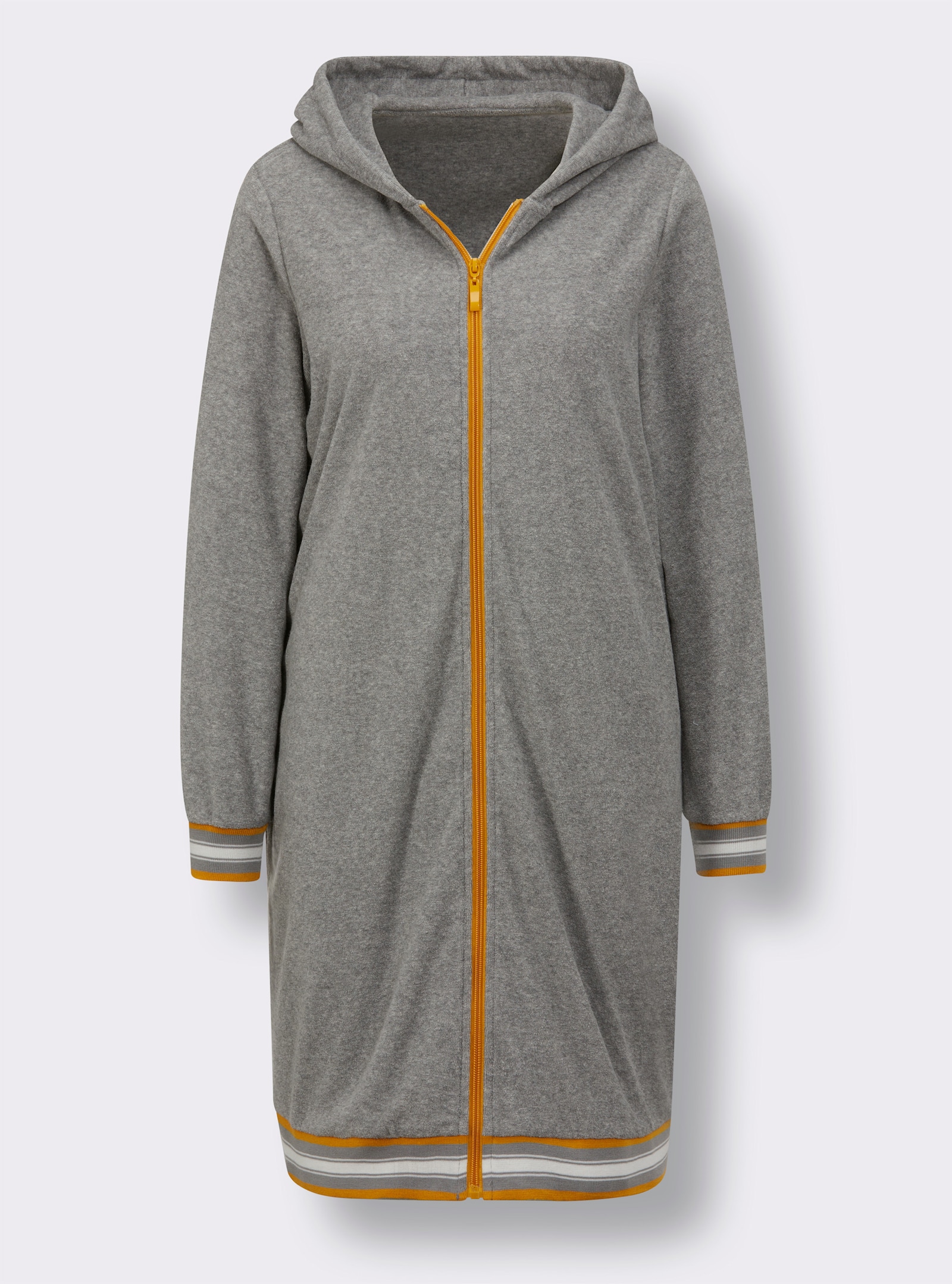 feel good Badjas - grafiet gemêleerd