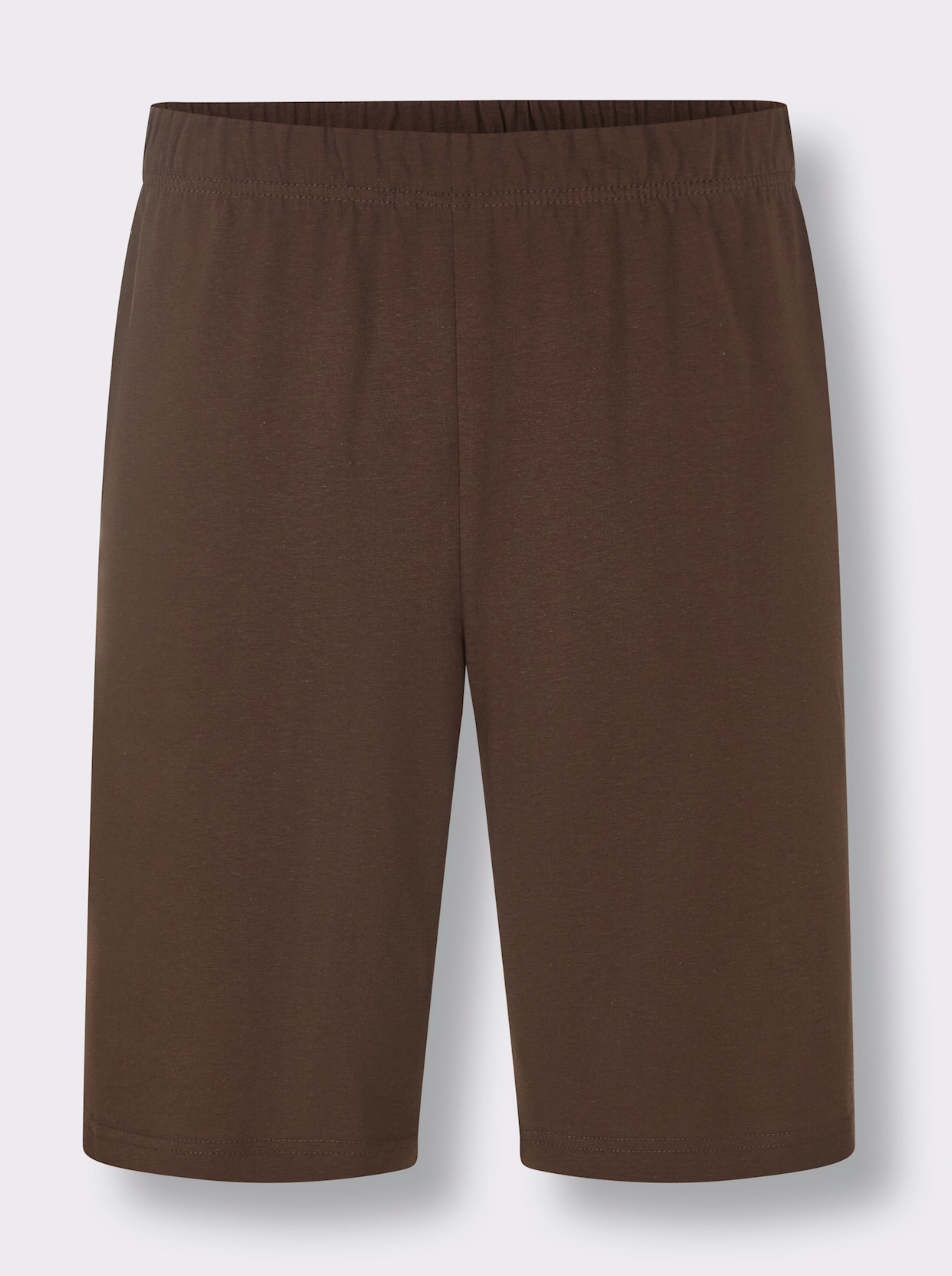 wäschepur men Shortys - schoko-camel + marine-mittelblau