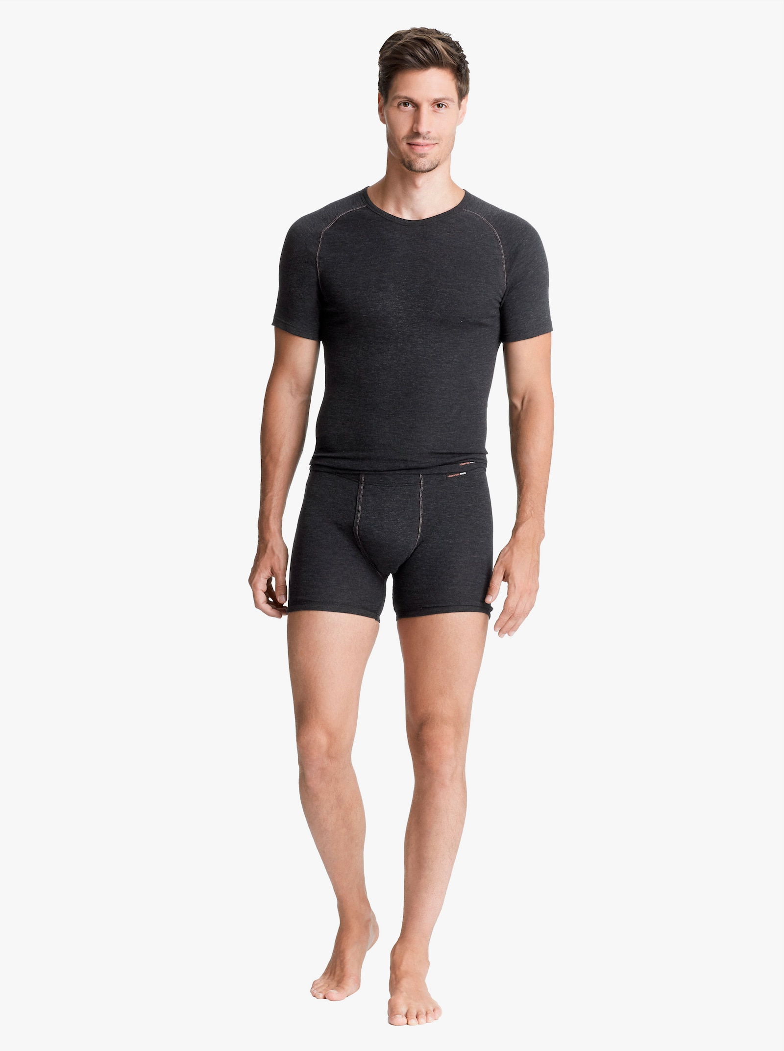 conta Shirt - anthrazit-geringelt