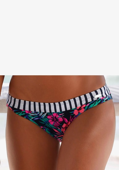 Venice Beach Bikini-Hose - marine-bedruckt